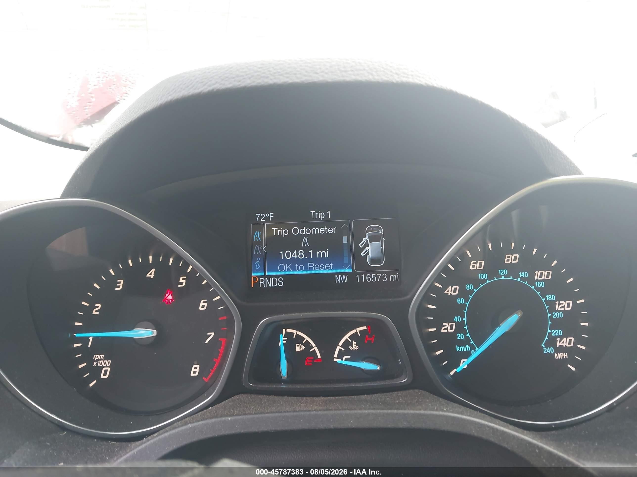 2014 Ford Escape Se Red vin: 1FMCU9G97EUB26748