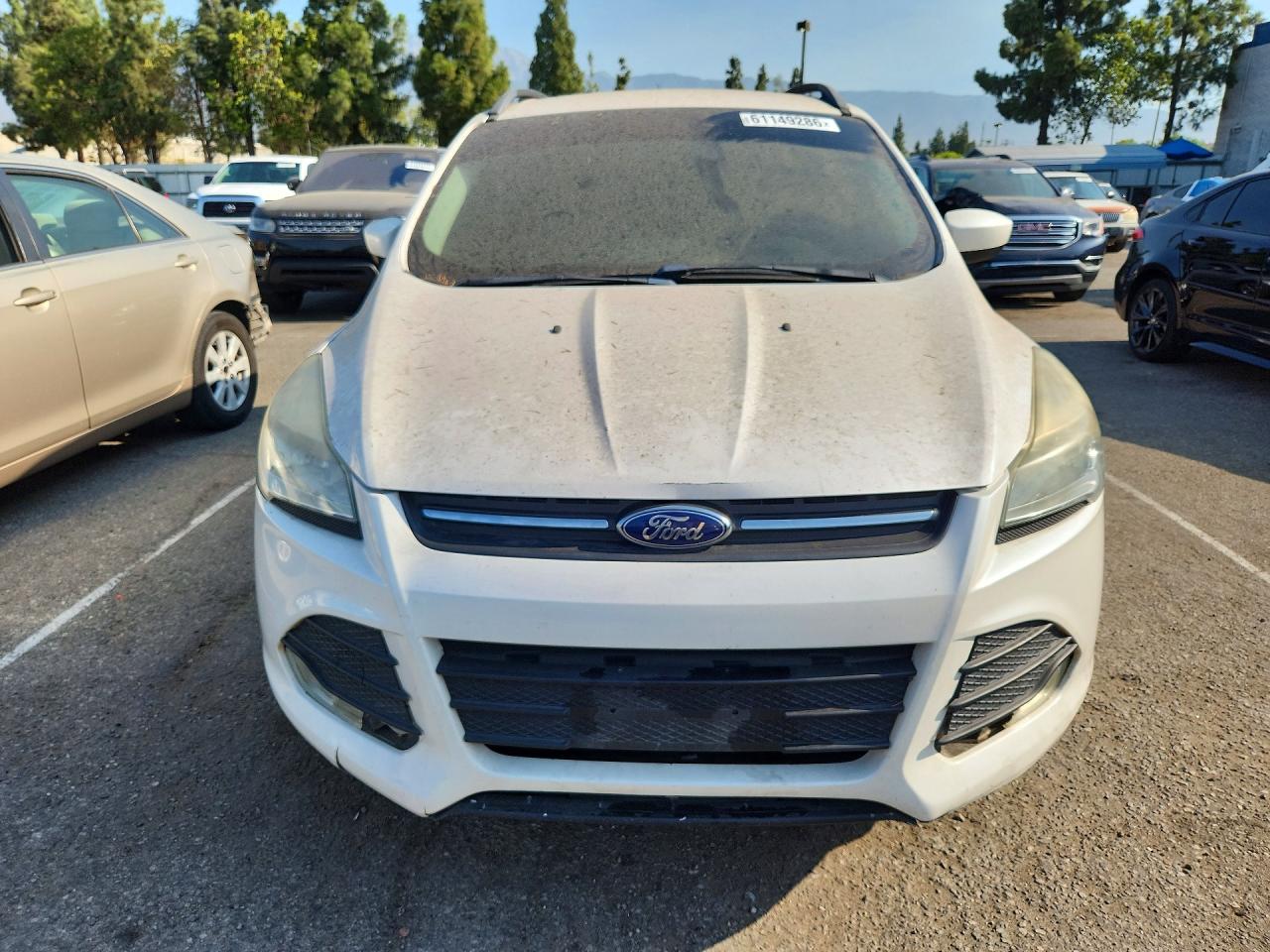 2014 Ford Escape Se White vin: 1FMCU9G97EUB32789