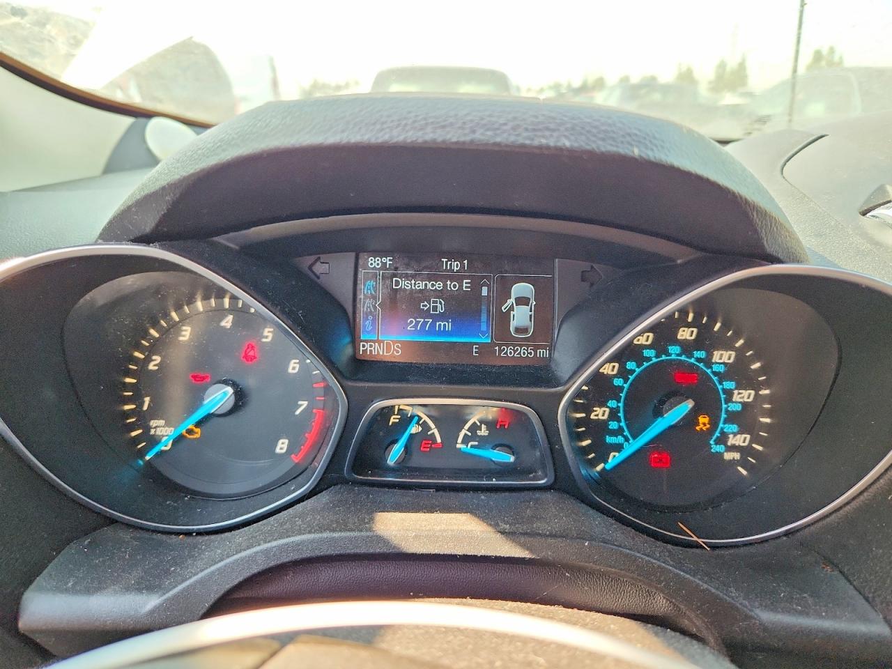 2014 Ford Escape Se White vin: 1FMCU9G97EUB32789