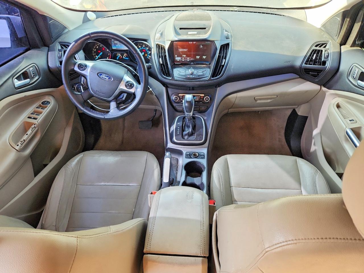 2014 Ford Escape Se White vin: 1FMCU9G97EUB32789