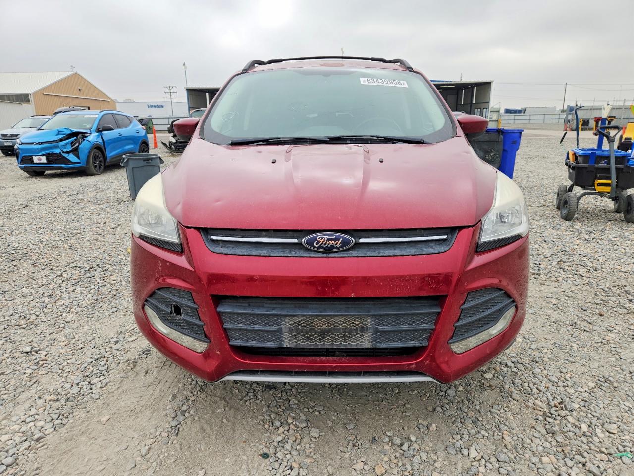 2014 Ford Escape Se Red vin: 1FMCU9G97EUB46479