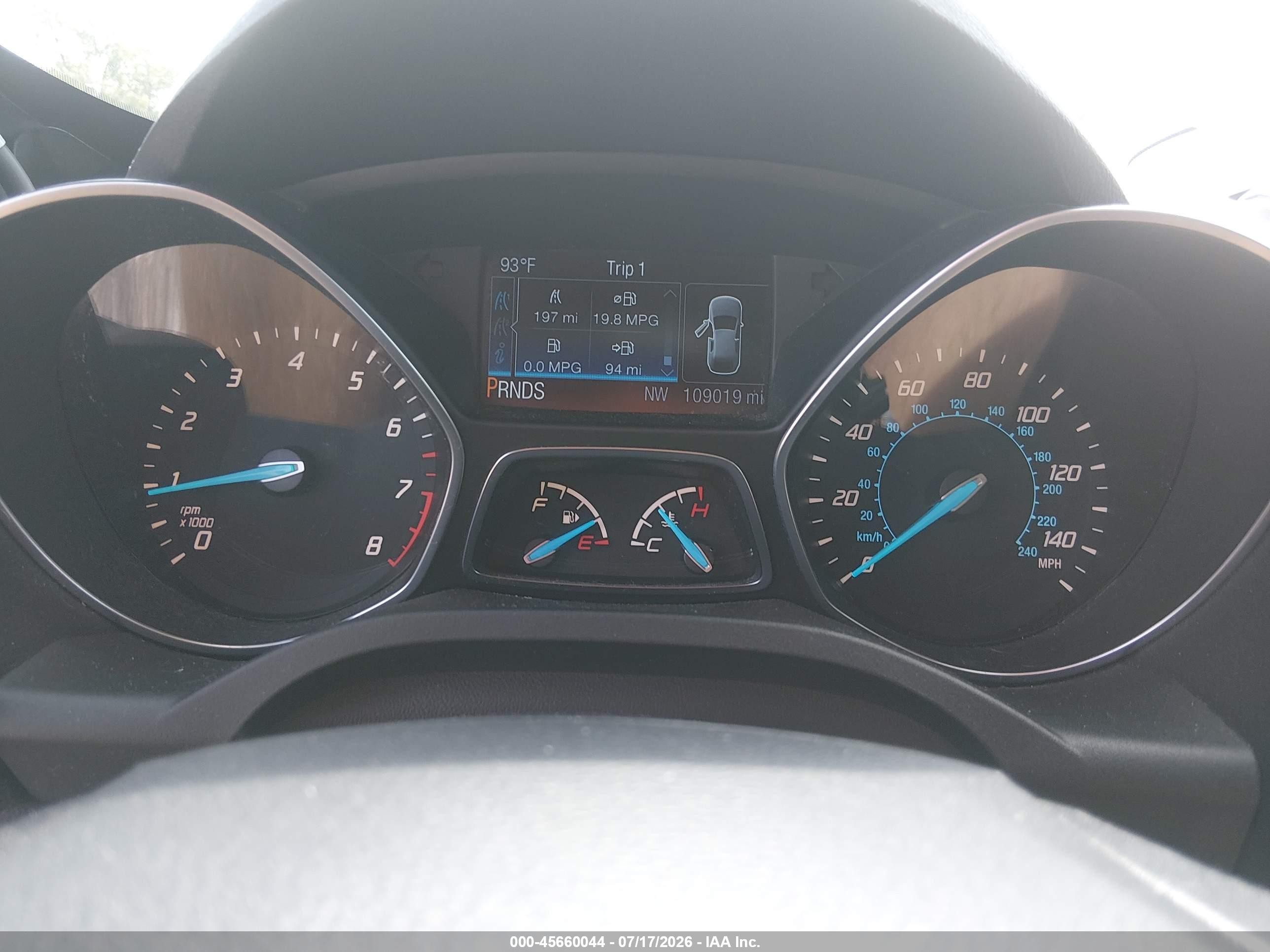 2014 Ford Escape Se Black vin: 1FMCU9G97EUC37154