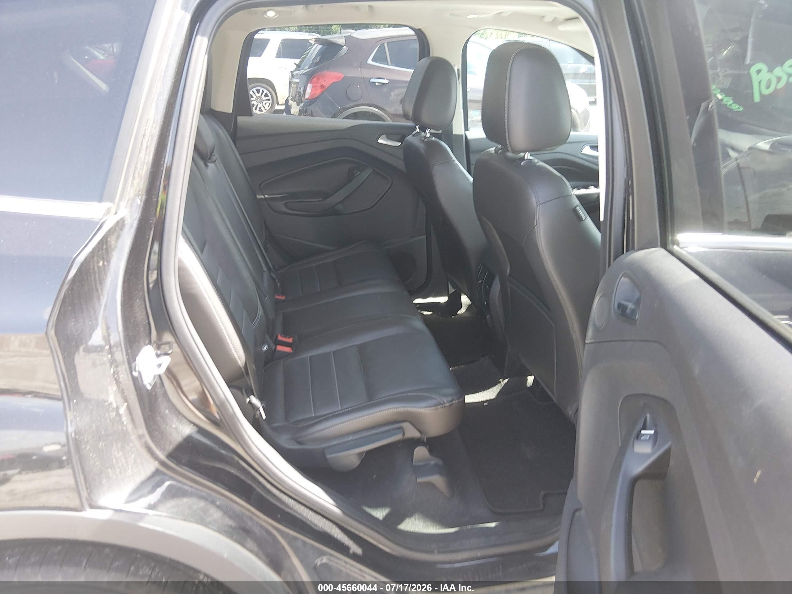 2014 Ford Escape Se Black vin: 1FMCU9G97EUC37154