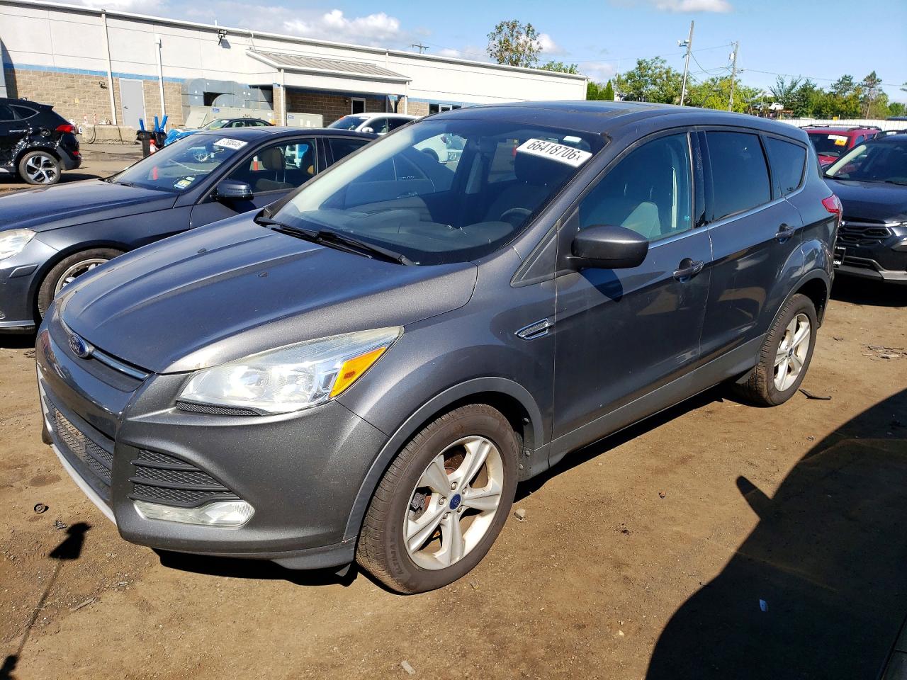 2014 Ford Escape Se Серый vin: 1FMCU9G97EUC72227