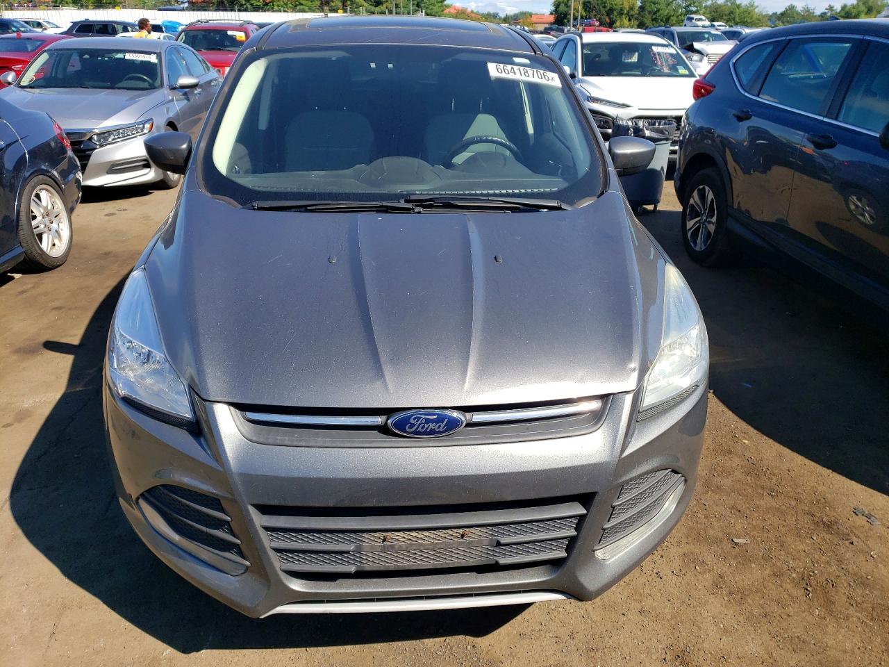 2014 Ford Escape Se Серый vin: 1FMCU9G97EUC72227