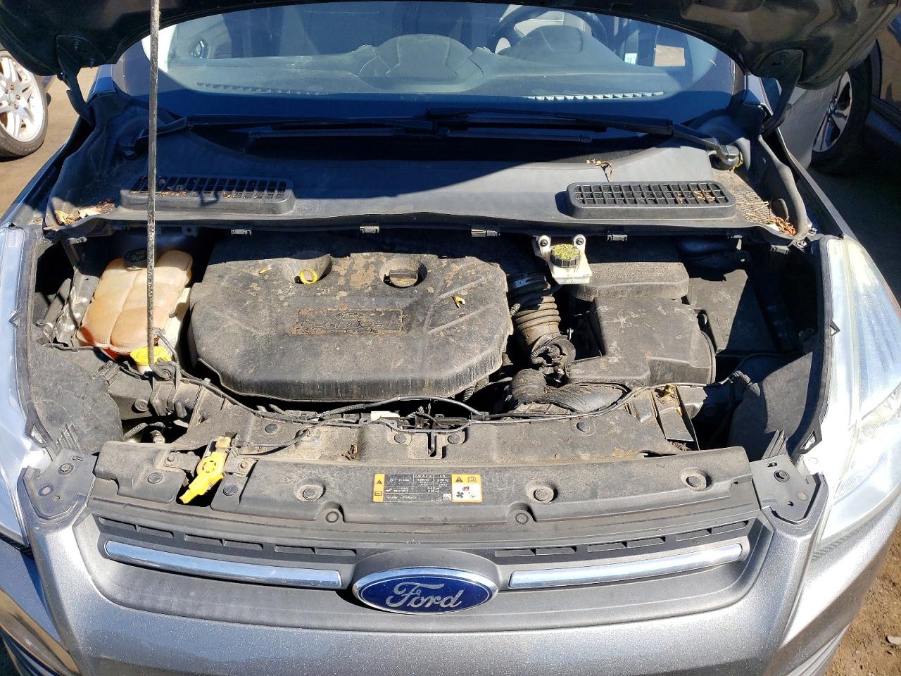 2014 Ford Escape Se Серый vin: 1FMCU9G97EUC72227