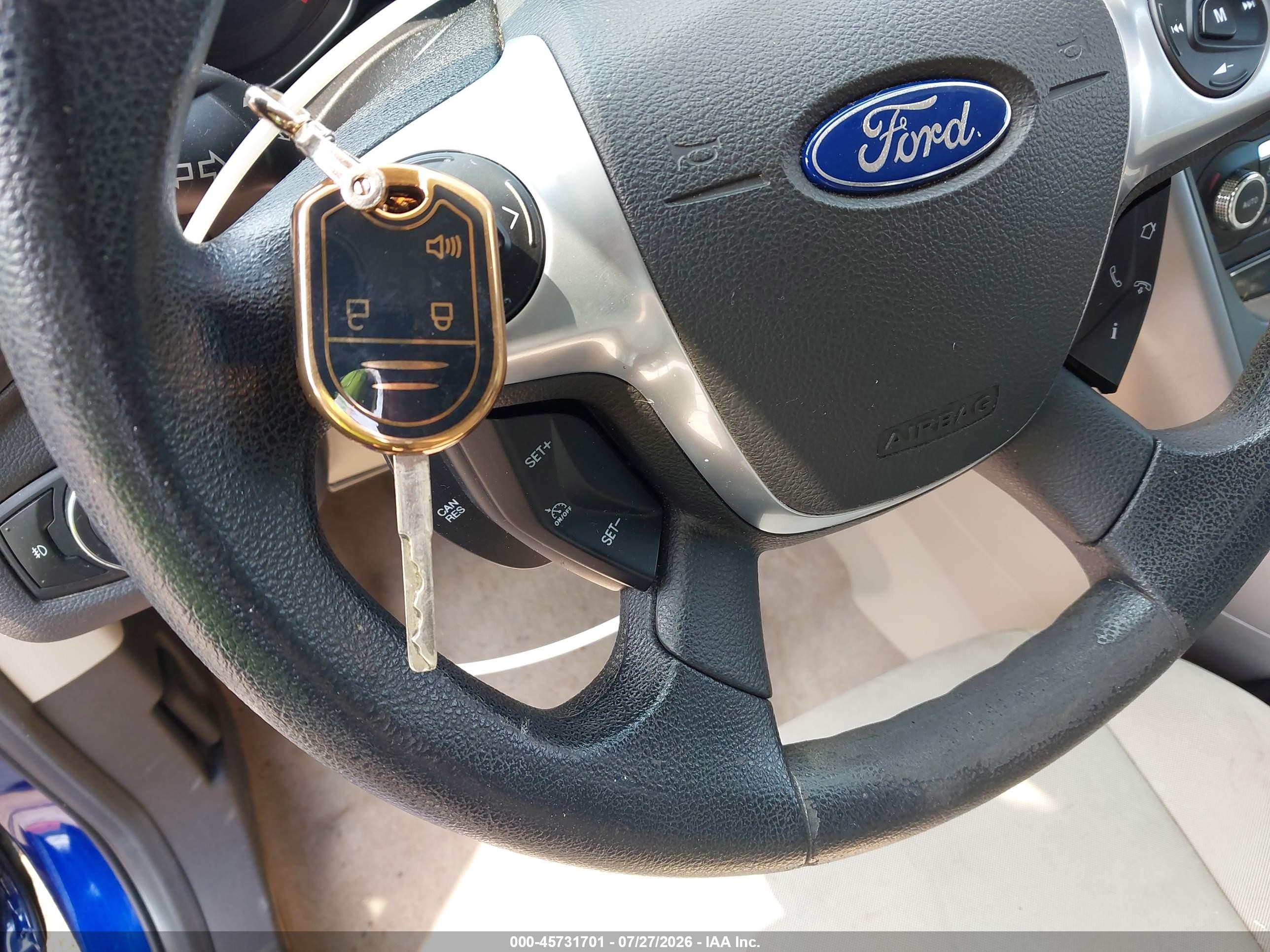 2014 Ford Escape Se Blue vin: 1FMCU9G97EUC77458