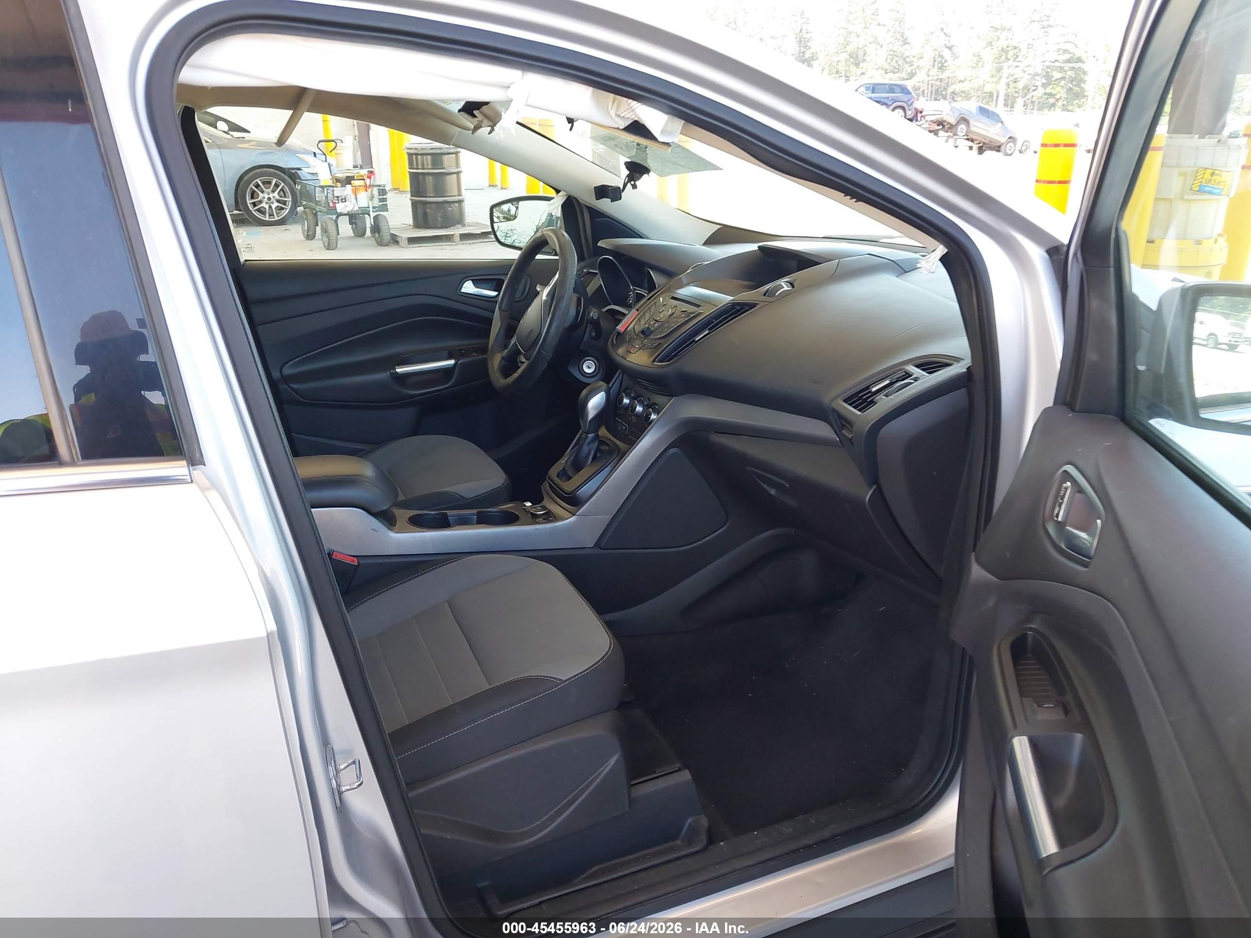 2014 Ford Escape Se Silver vin: 1FMCU9G97EUD12256
