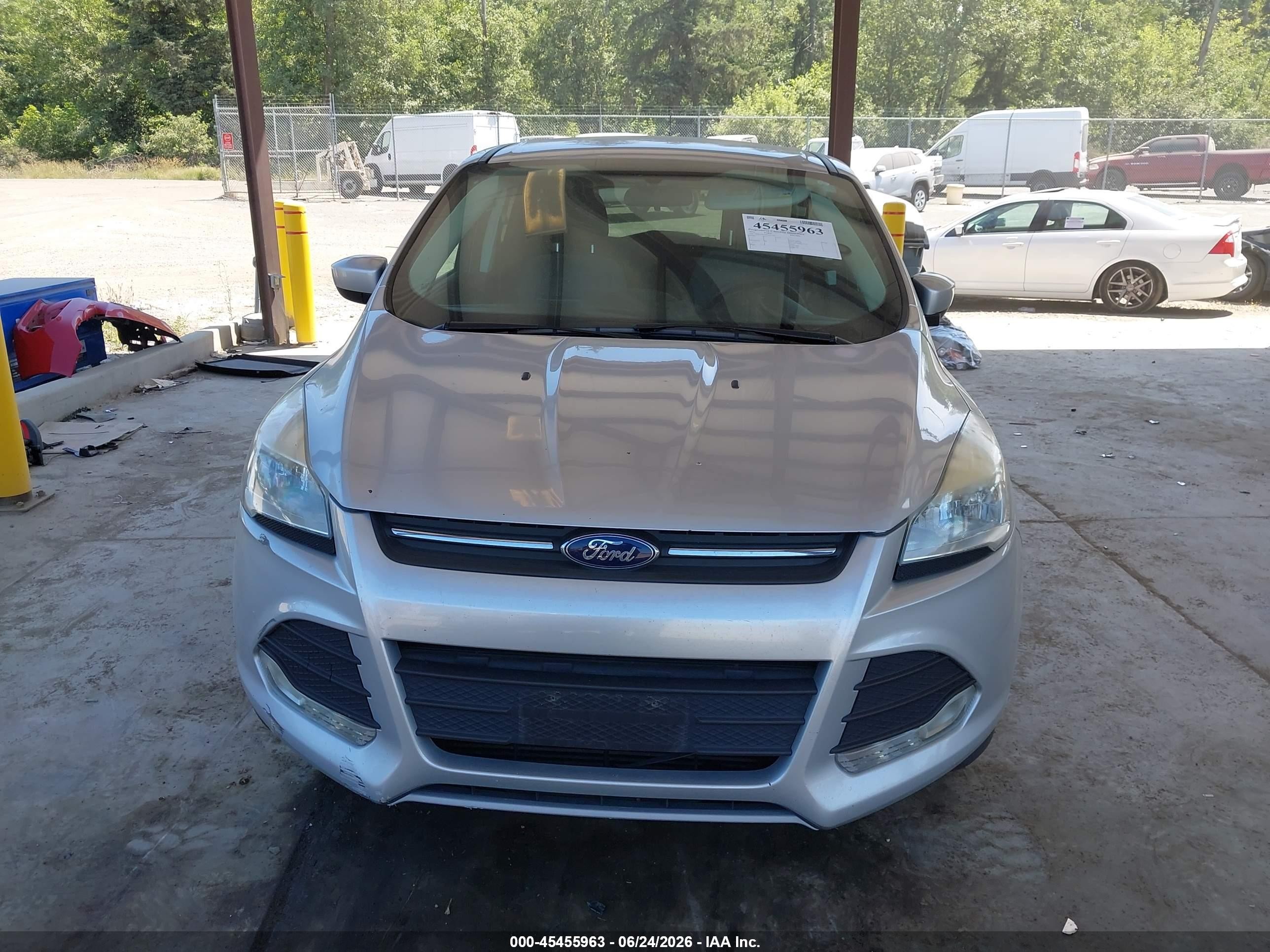 2014 Ford Escape Se Silver vin: 1FMCU9G97EUD12256