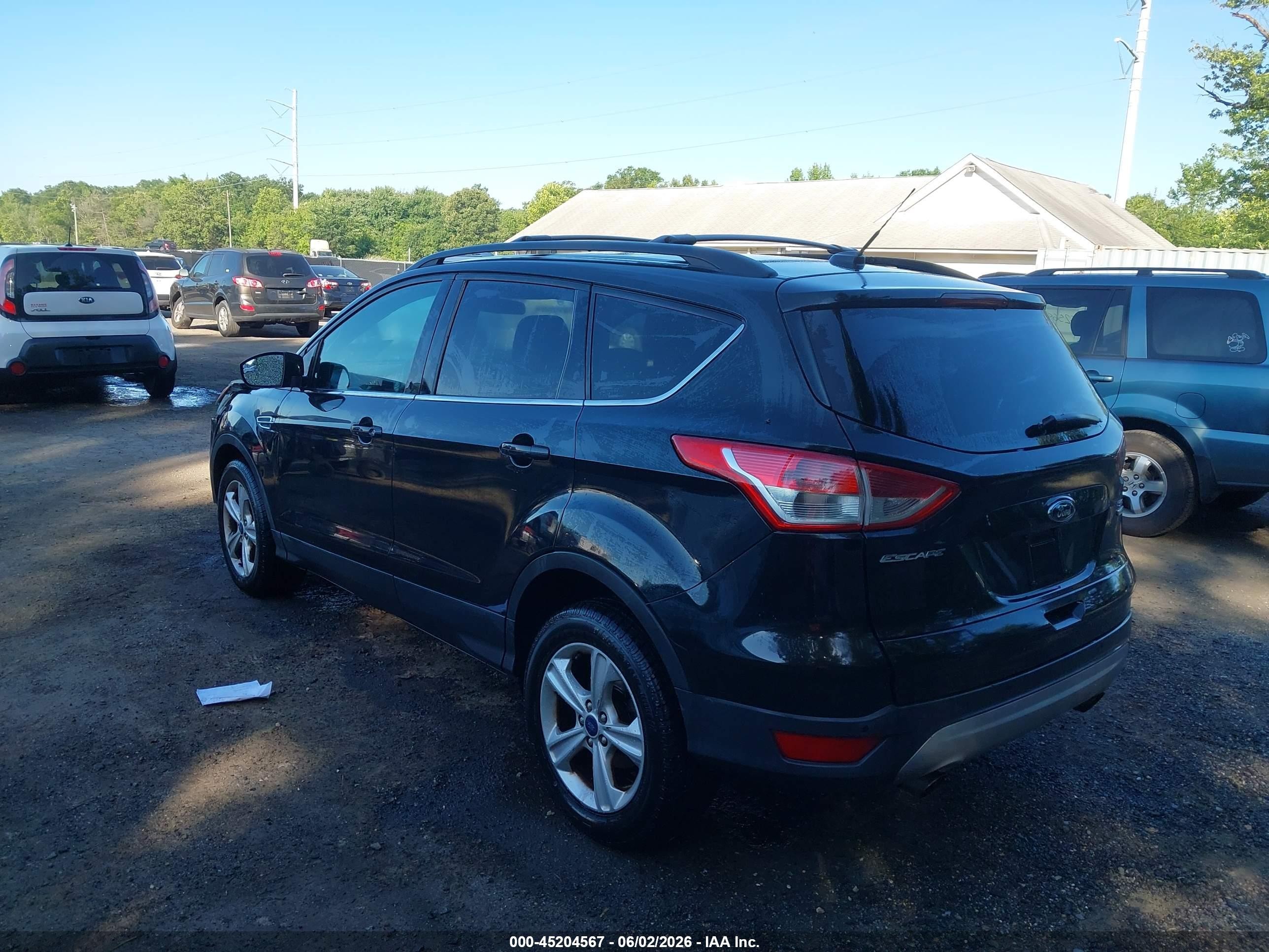 2014 Ford Escape Se Черный vin: 1FMCU9G97EUD55401