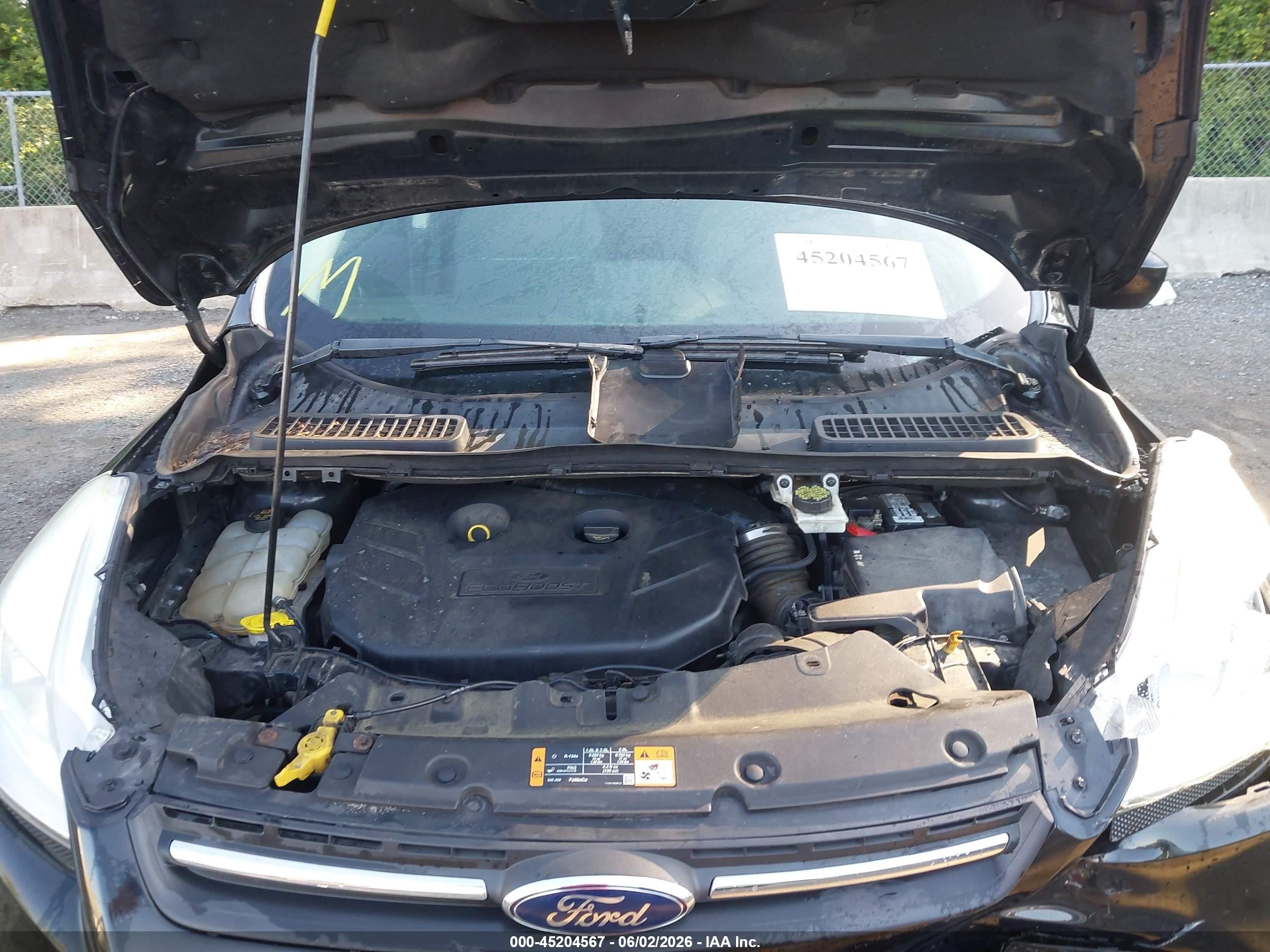 2014 Ford Escape Se Черный vin: 1FMCU9G97EUD55401