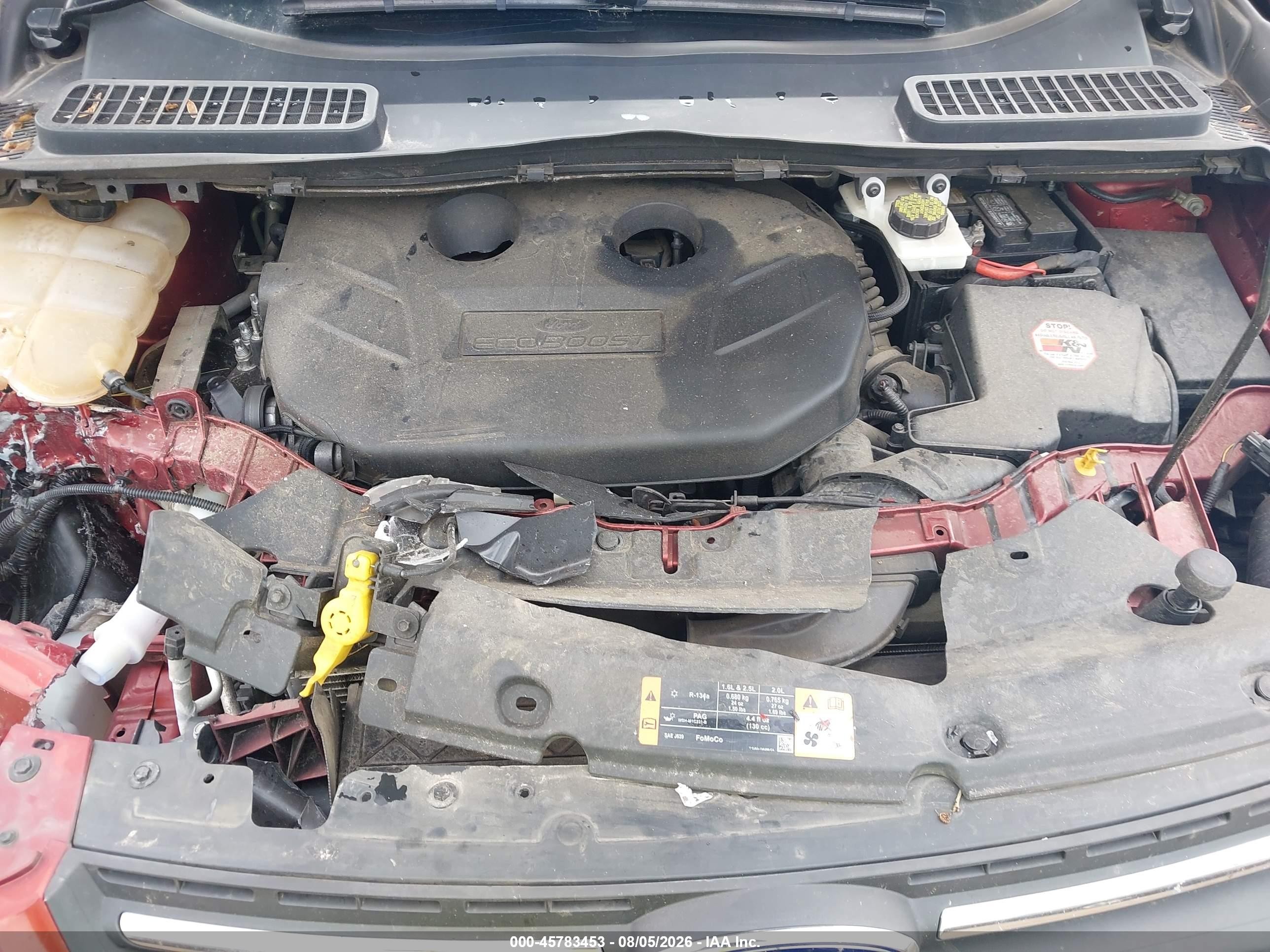 2014 Ford Escape Se Red vin: 1FMCU9G97EUE20537