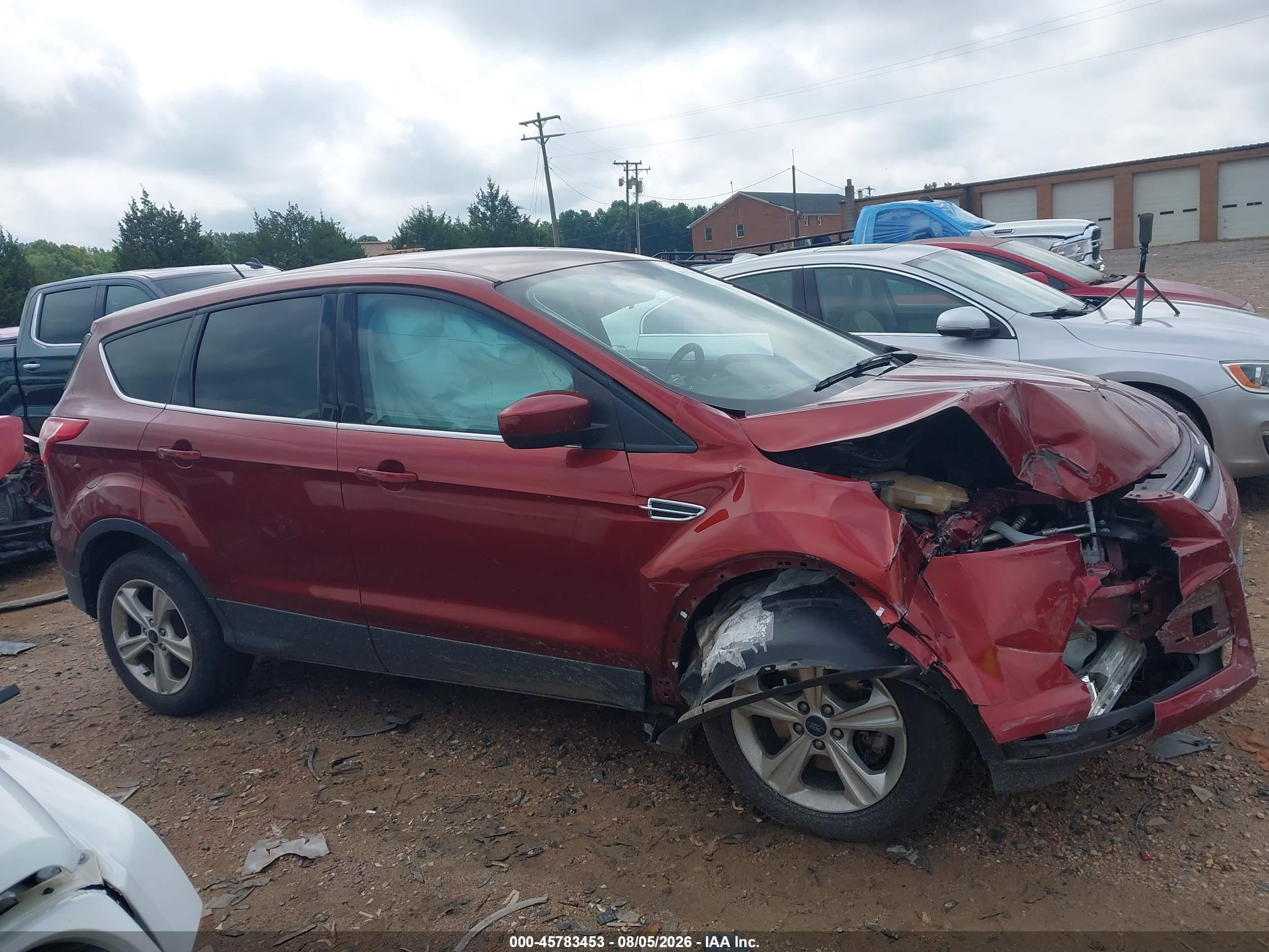 2014 Ford Escape Se Red vin: 1FMCU9G97EUE20537