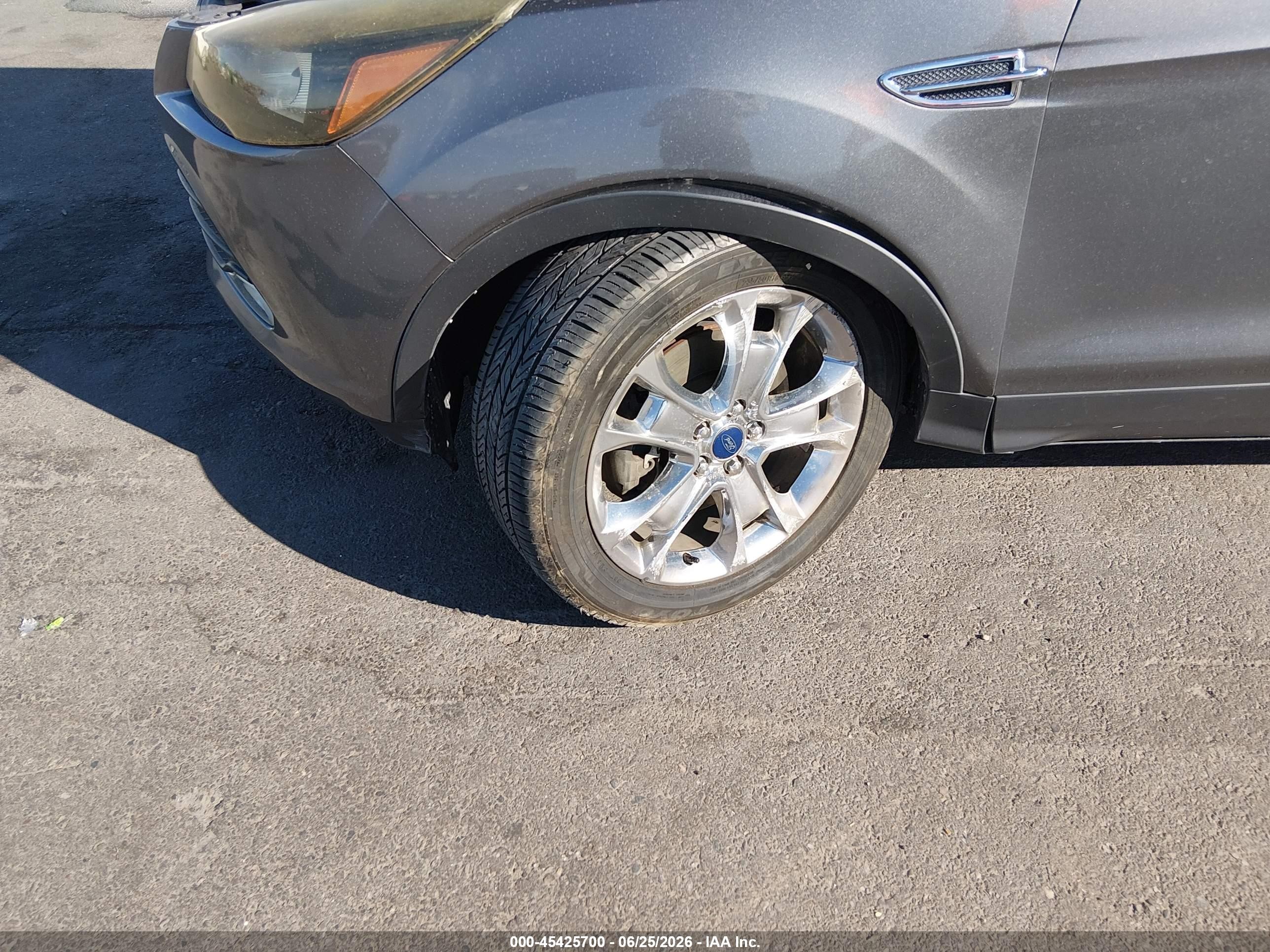 2014 Ford Escape Se Gray vin: 1FMCU9G97EUE40111