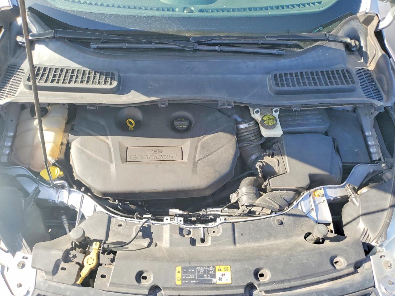 2014 Ford Escape Se Silver vin: 1FMCU9G97EUE48256