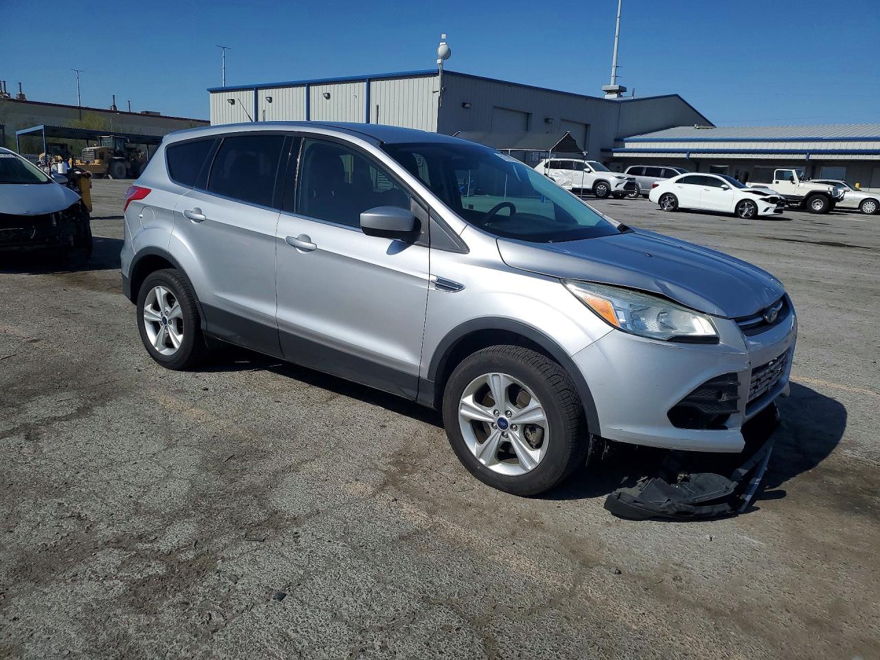 2014 Ford Escape Se Silver vin: 1FMCU9G97EUE48256