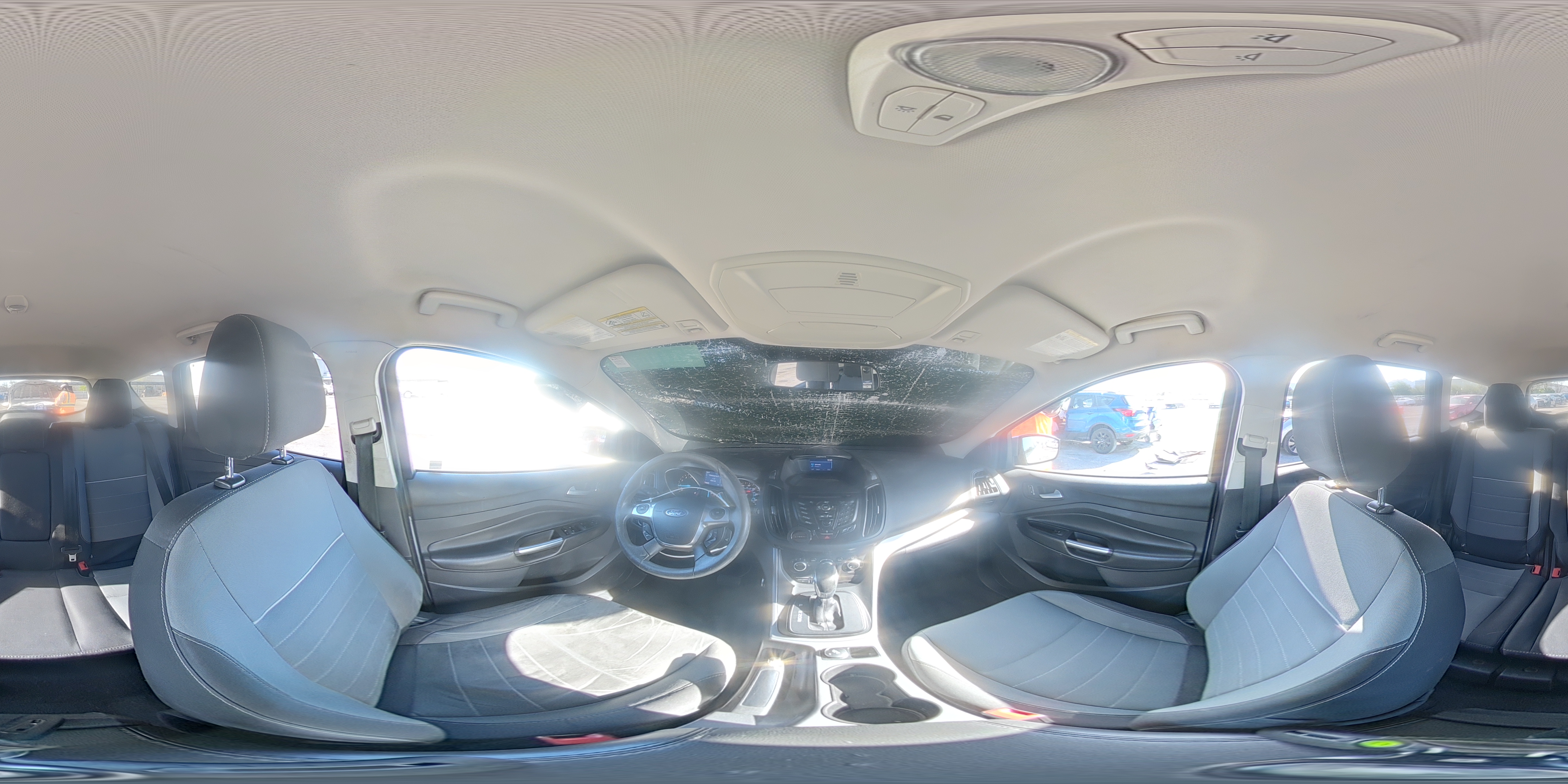 2014 Ford Escape Se Silver vin: 1FMCU9G97EUE48256