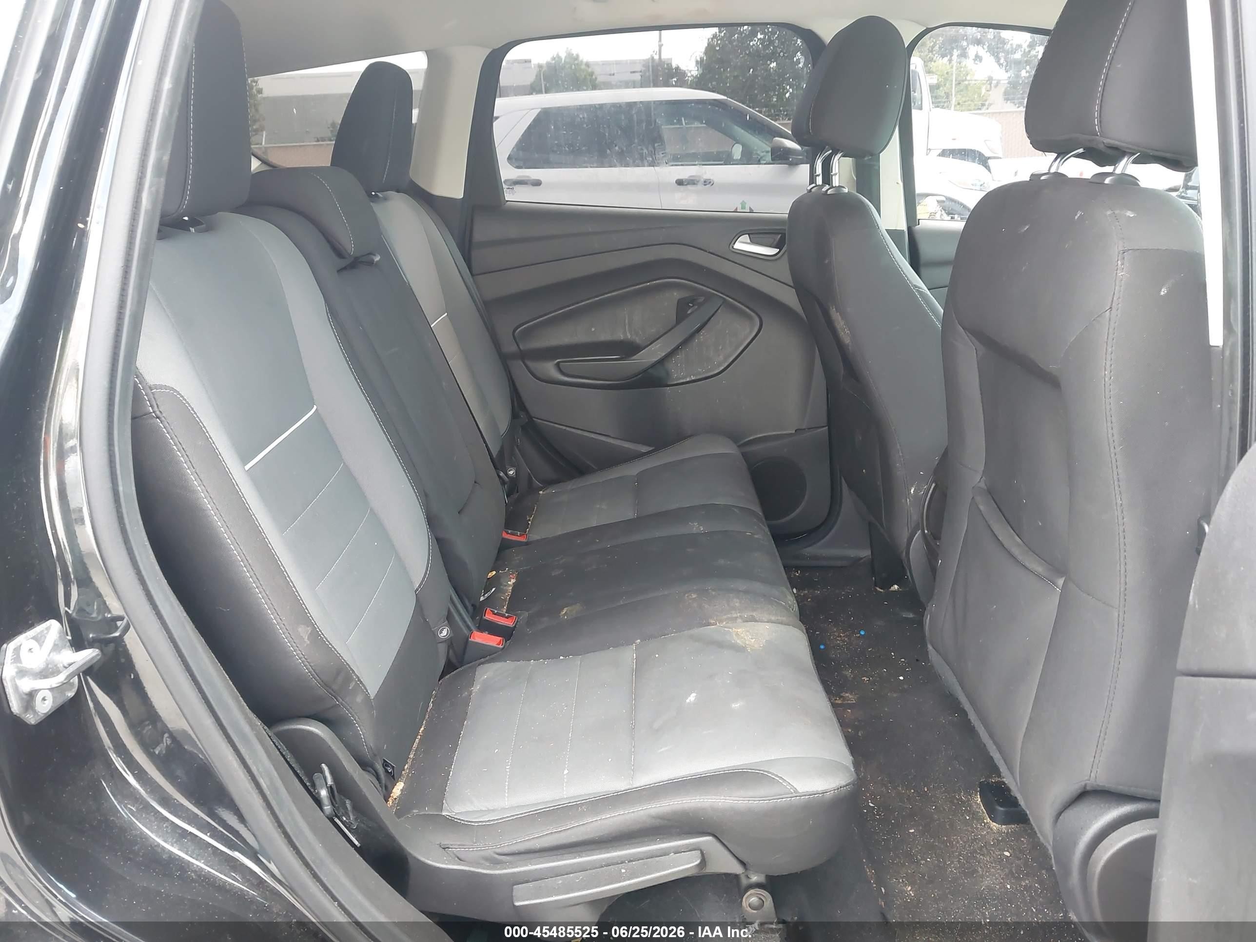 2015 Ford Escape Se Black vin: 1FMCU9G97FUA31723