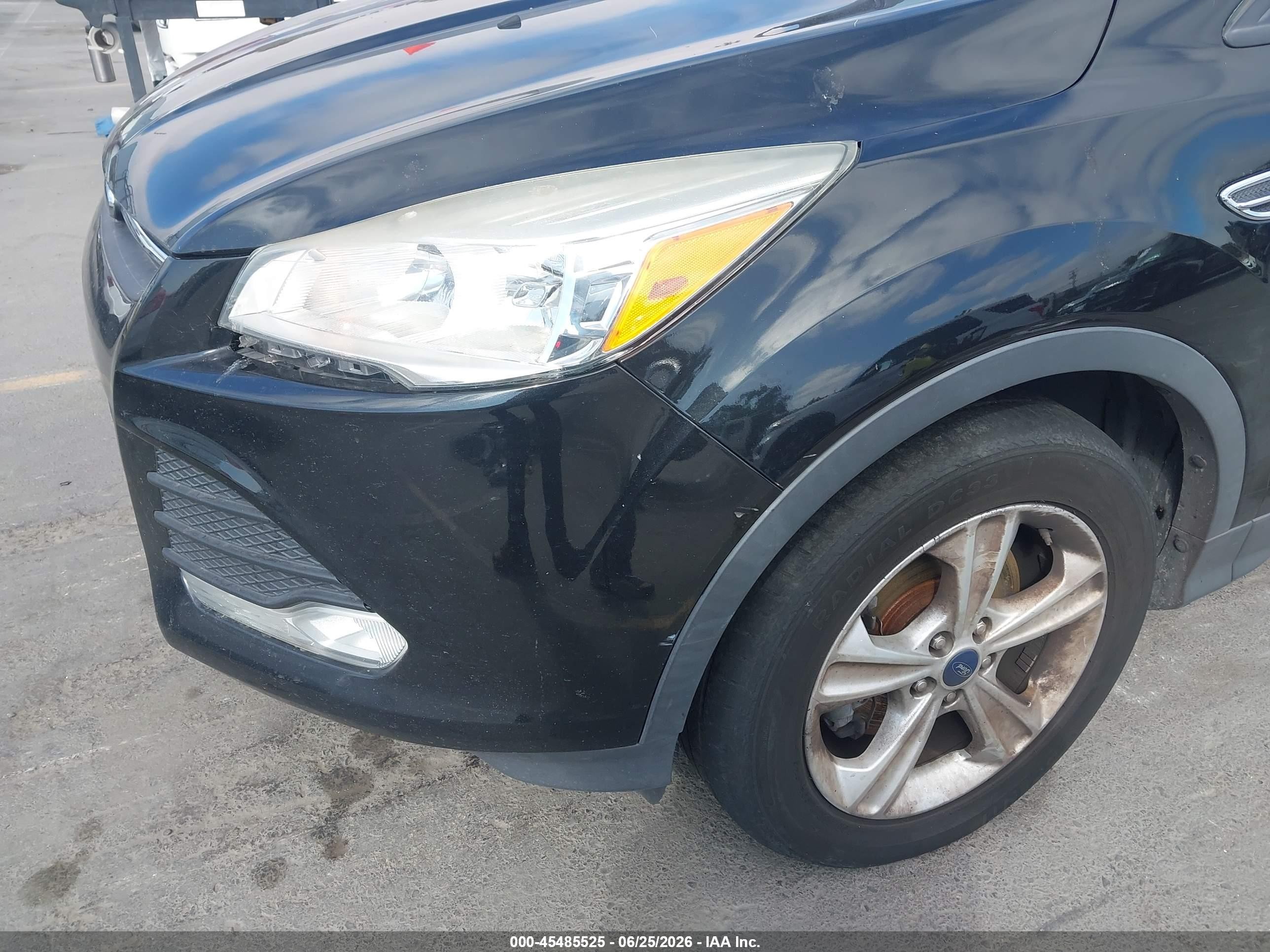 2015 Ford Escape Se Black vin: 1FMCU9G97FUA31723