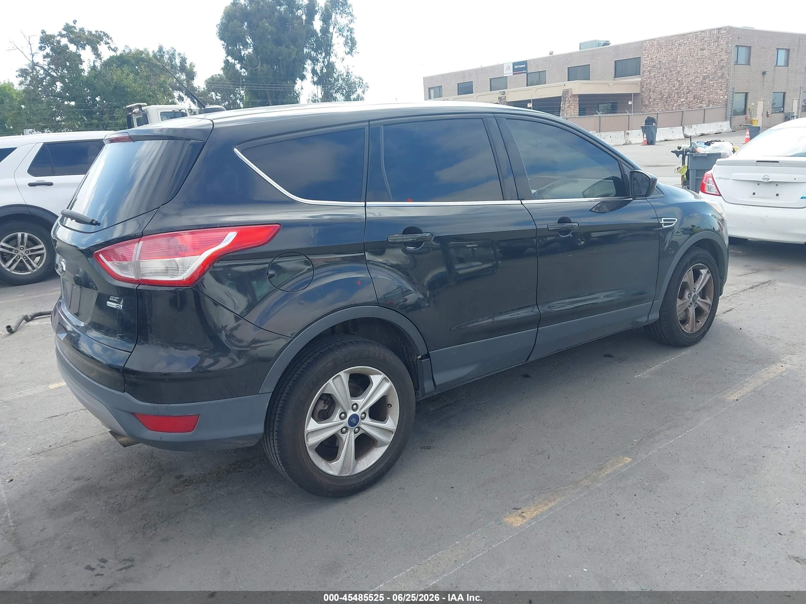 2015 Ford Escape Se Black vin: 1FMCU9G97FUA31723