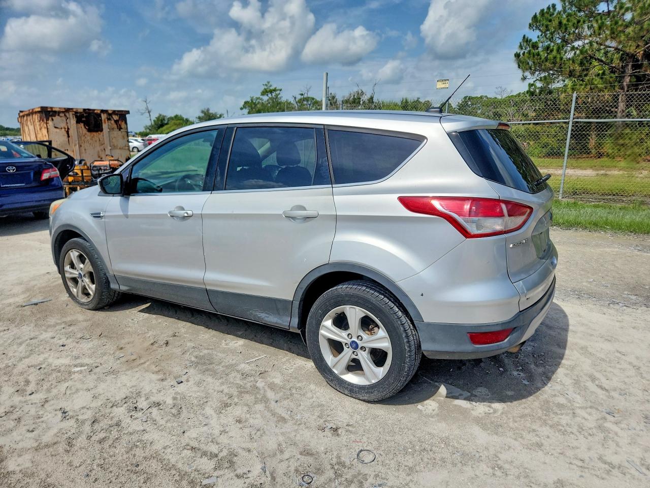 2015 Ford Escape Se Silver vin: 1FMCU9G97FUA32418