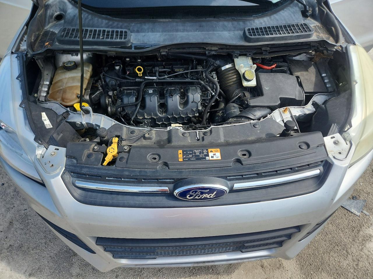 2015 Ford Escape Se Silver vin: 1FMCU9G97FUA32418
