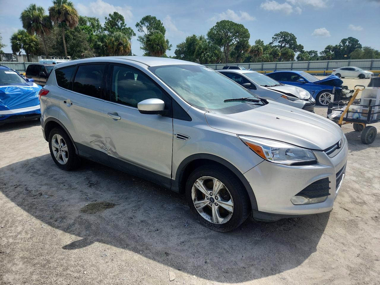 2015 Ford Escape Se Silver vin: 1FMCU9G97FUA32418