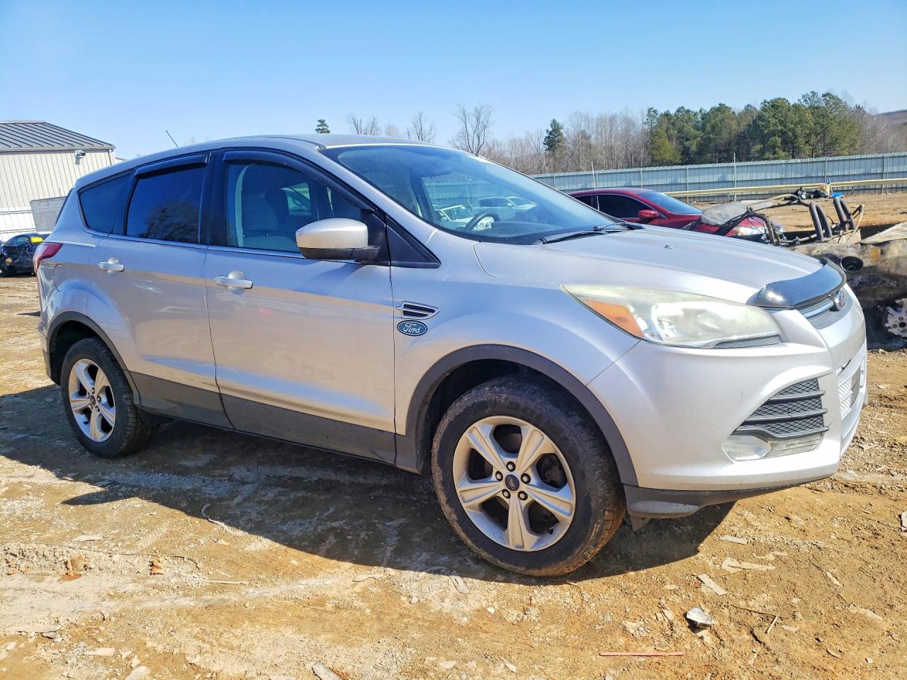 2015 Ford Escape Серебряный vin: 1FMCU9G97FUA83014