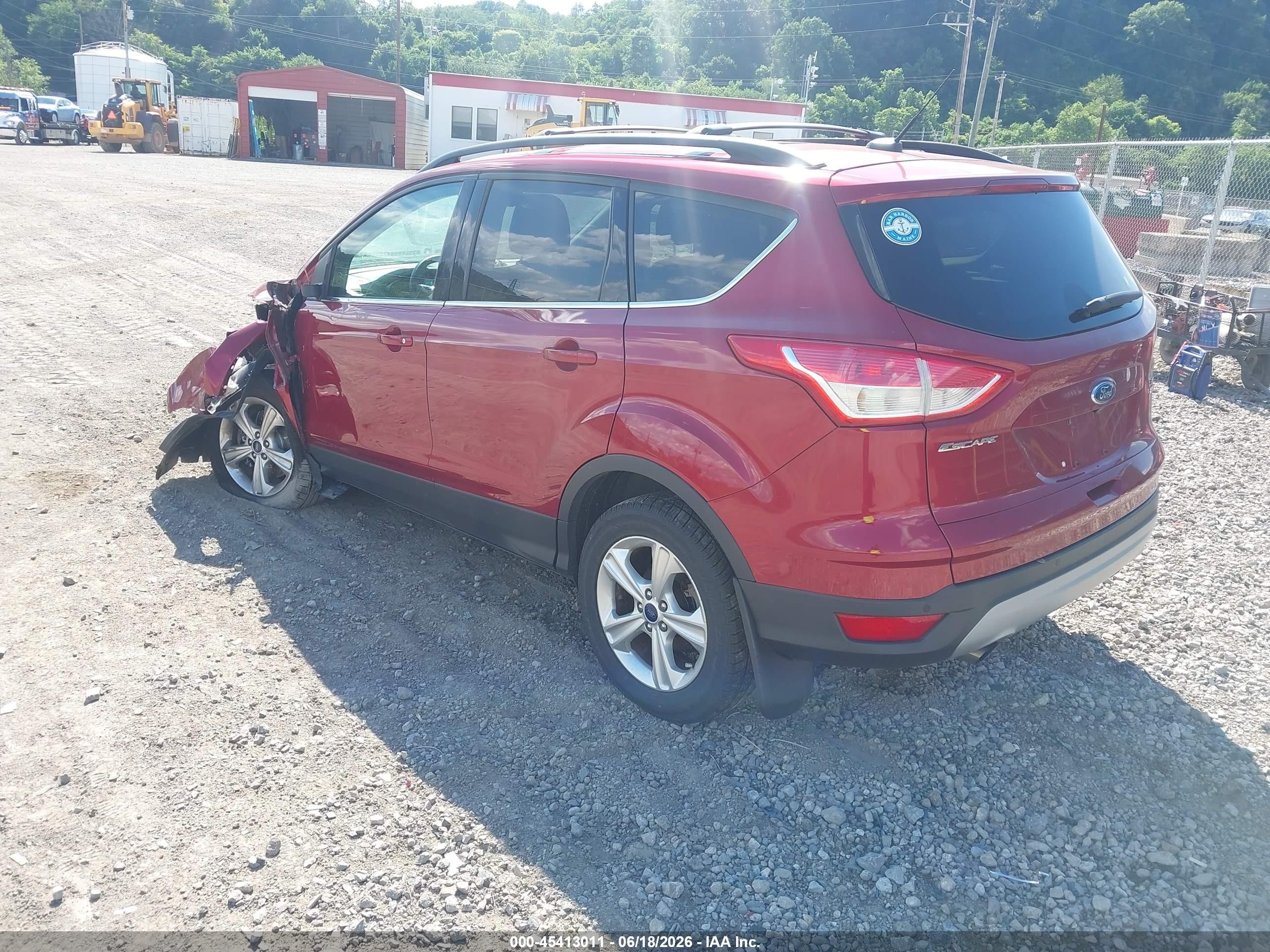 2015 Ford Escape Se Red vin: 1FMCU9G97FUA88794