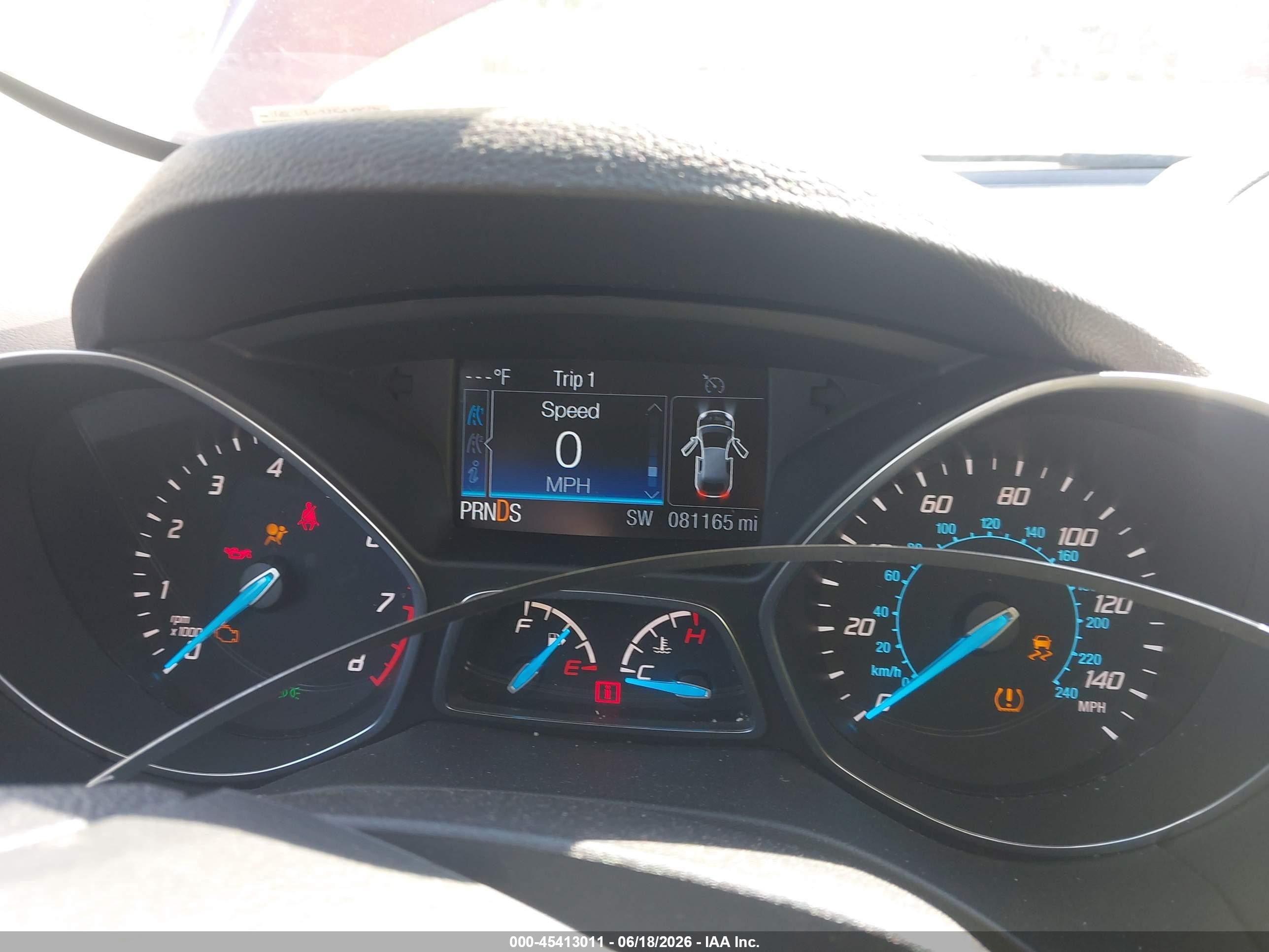 2015 Ford Escape Se Red vin: 1FMCU9G97FUA88794