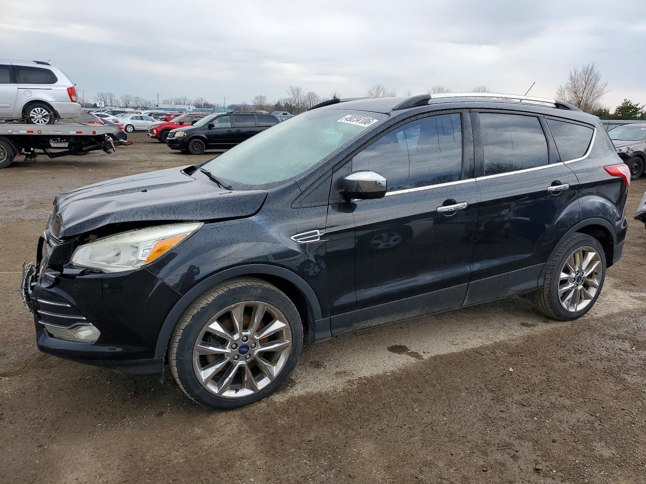 2015 Ford Escape Se Black vin: 1FMCU9G97FUB98714
