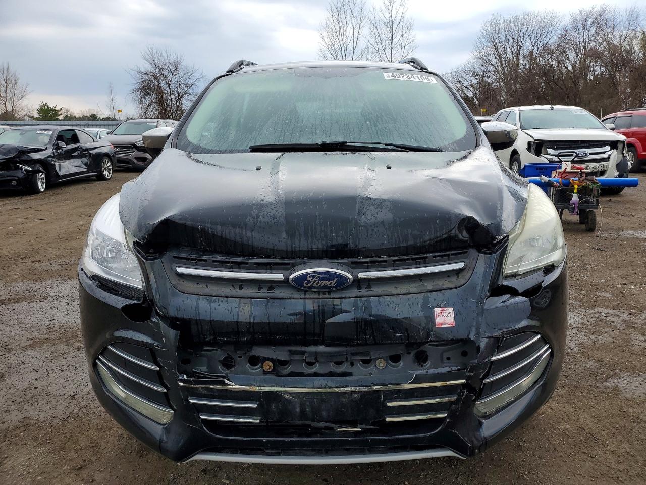 2015 Ford Escape Se Black vin: 1FMCU9G97FUB98714
