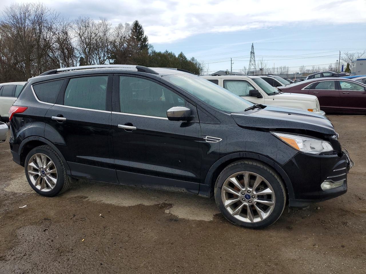 2015 Ford Escape Se Black vin: 1FMCU9G97FUB98714
