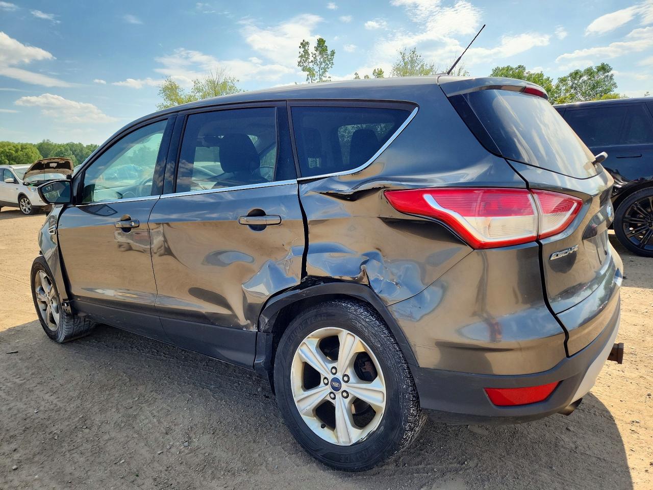 2015 Ford Escape Se Gray vin: 1FMCU9G97FUC33977