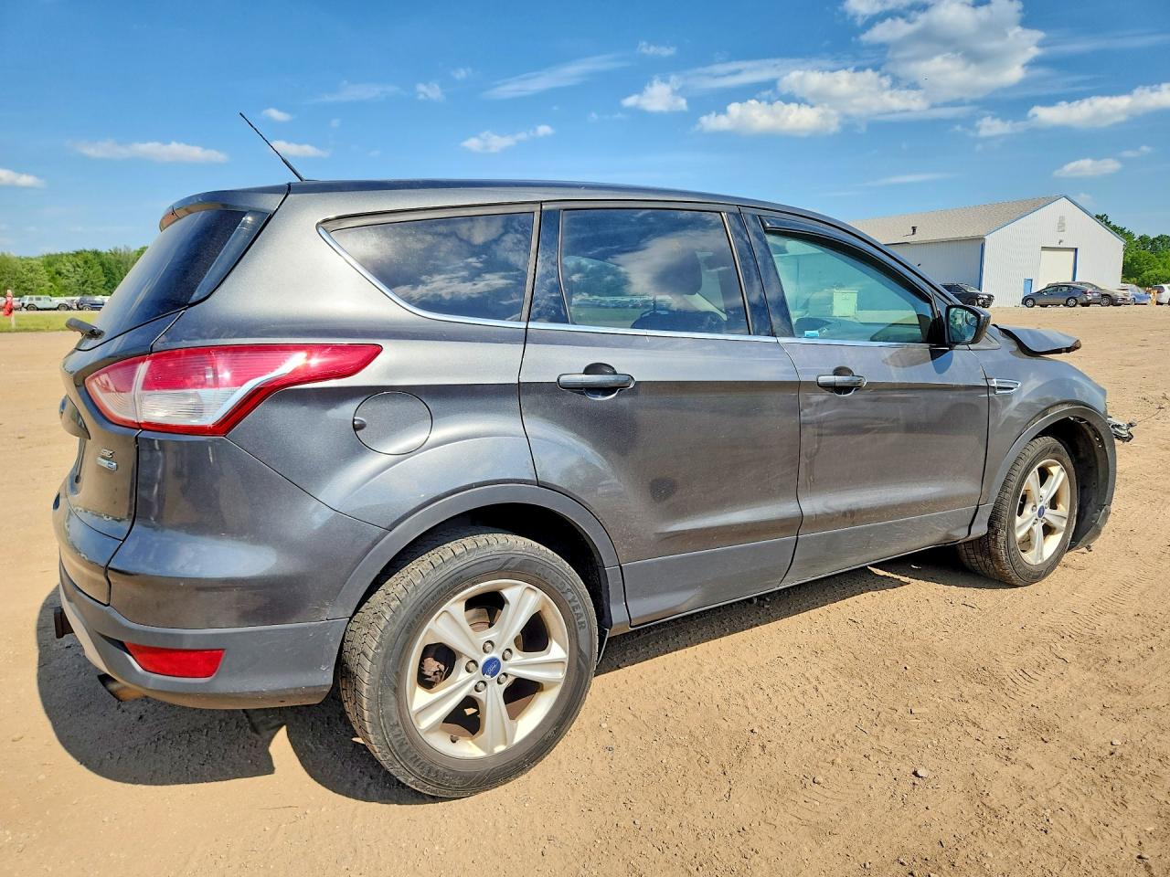 2015 Ford Escape Se Gray vin: 1FMCU9G97FUC33977