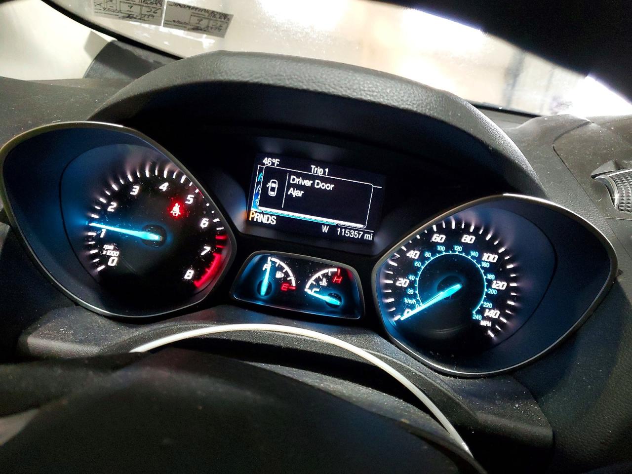 2015 Ford Escape Se Black vin: 1FMCU9G97FUC82788