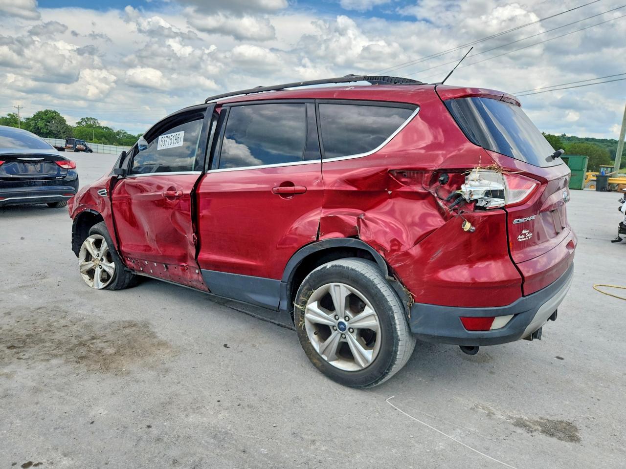 2013 Ford Escape Se Red vin: 1FMCU9G98DUA68860