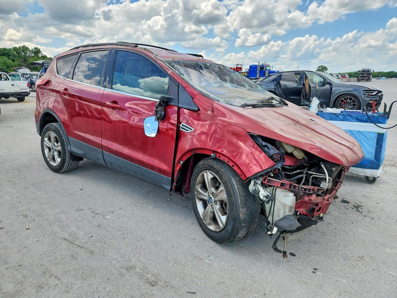 2013 Ford Escape Se Red vin: 1FMCU9G98DUA68860