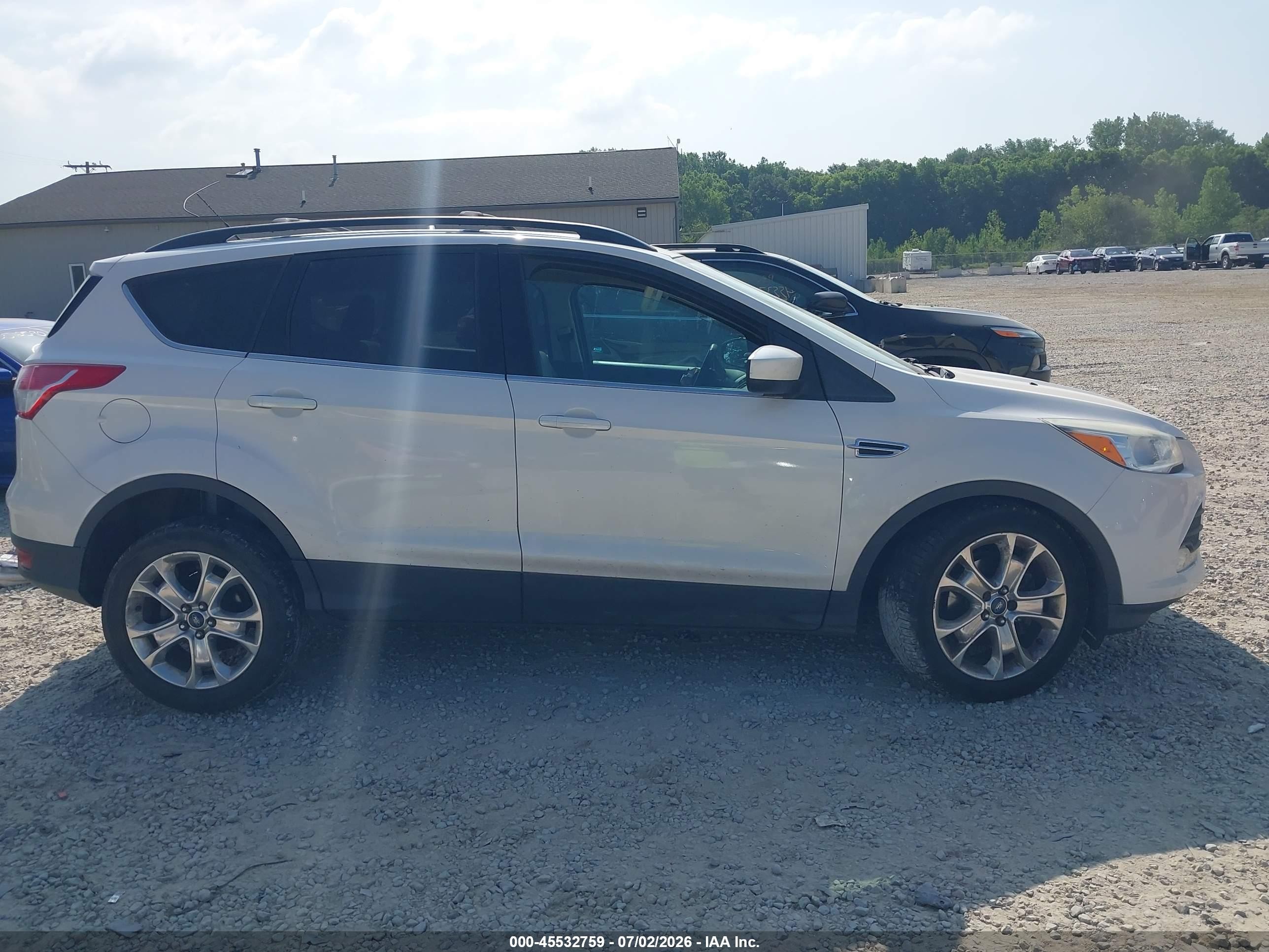 2013 Ford Escape Se White vin: 1FMCU9G98DUB46473