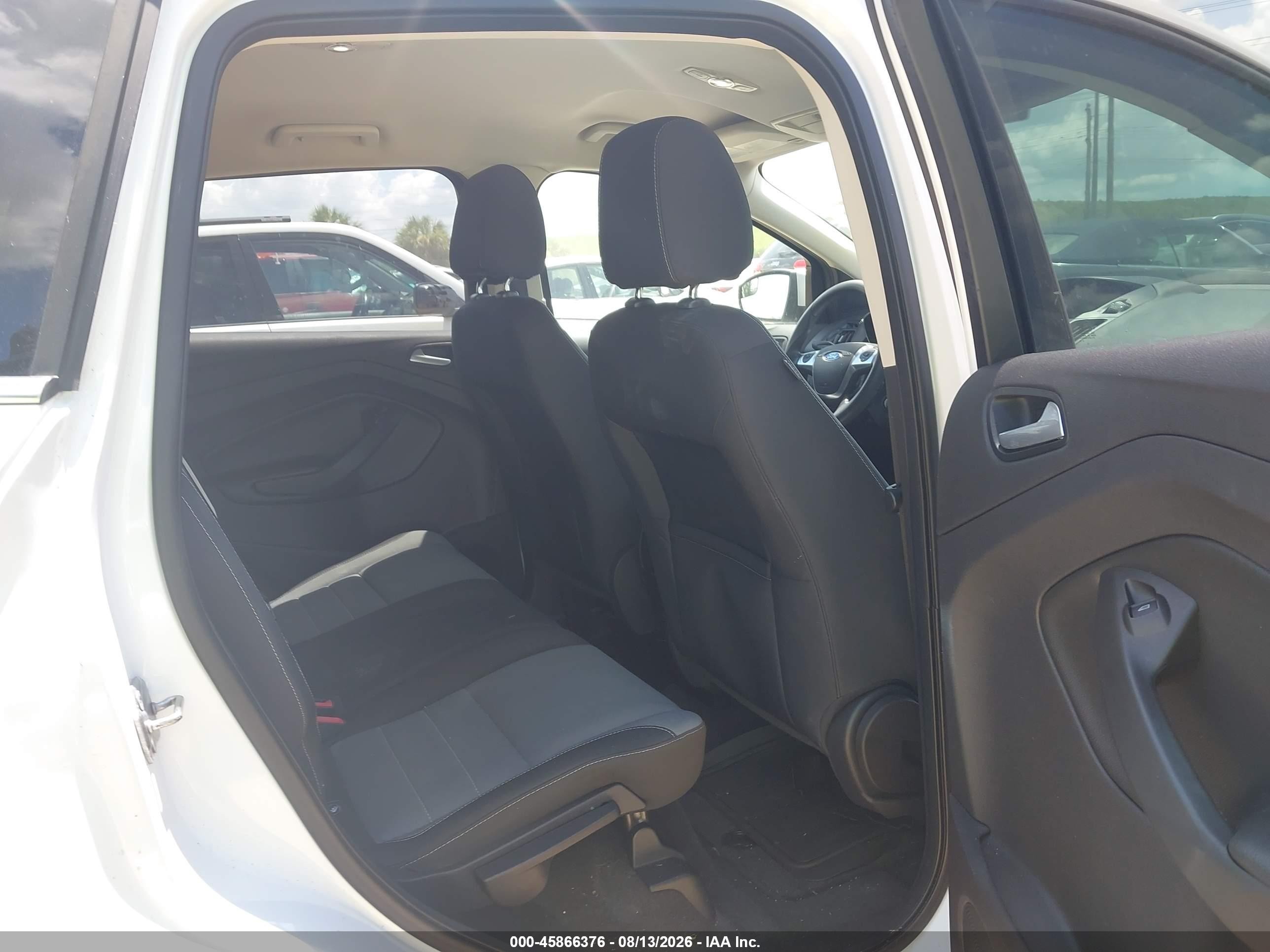 2013 Ford Escape Se White vin: 1FMCU9G98DUC72932