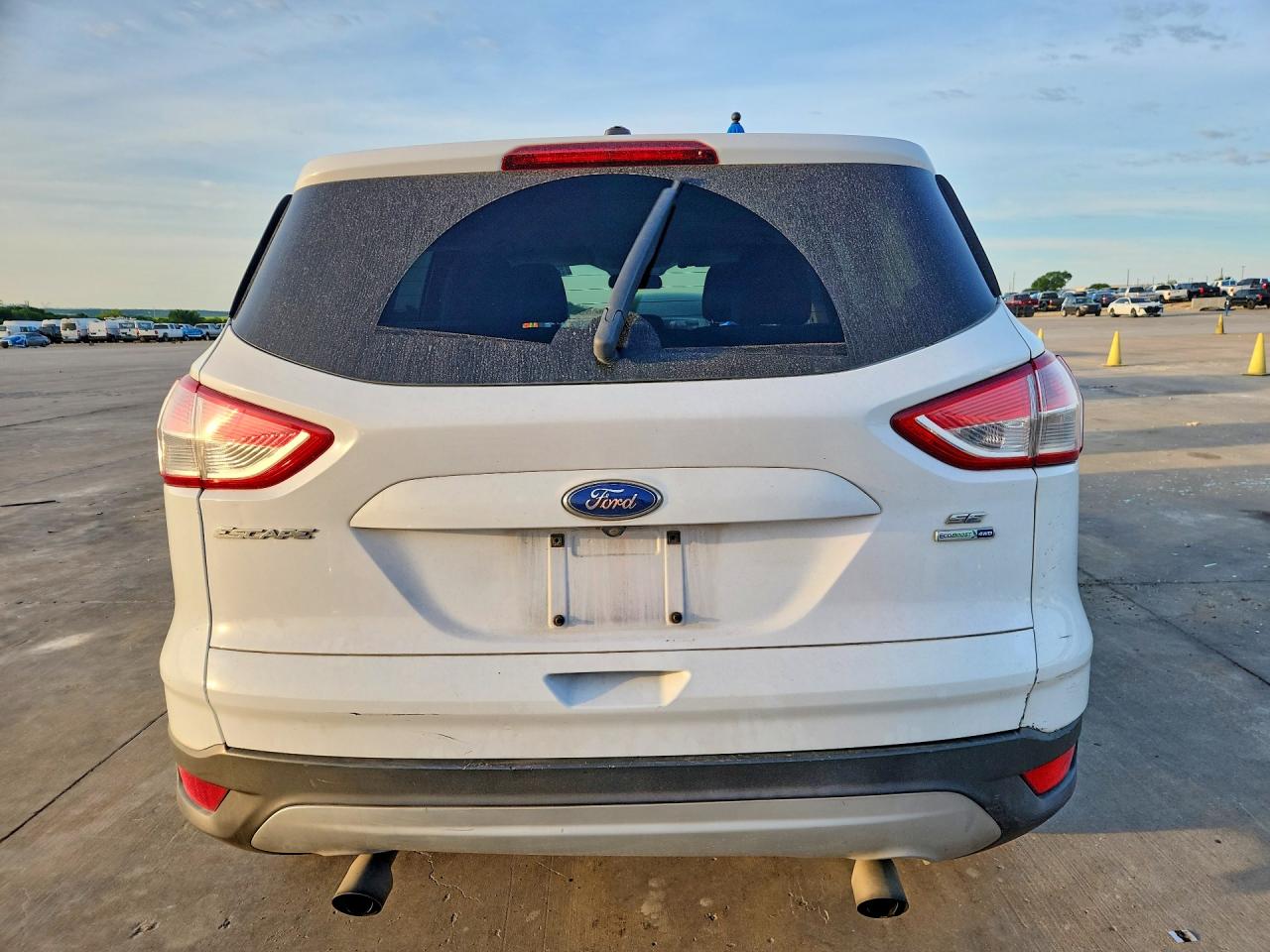 2014 Ford Escape Se White vin: 1FMCU9G98EUA15707