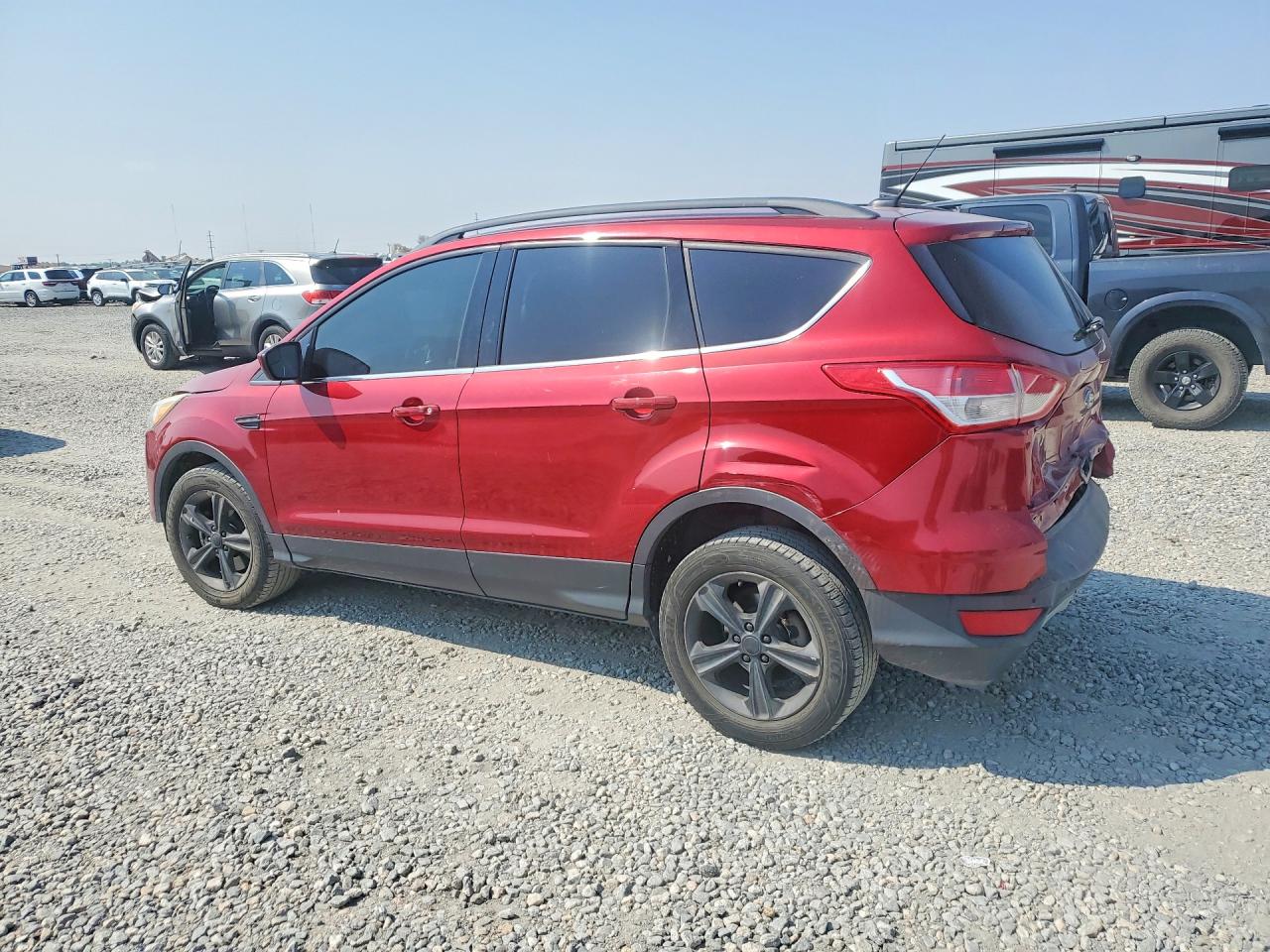 2014 Ford Escape Se Red vin: 1FMCU9G98EUA93257