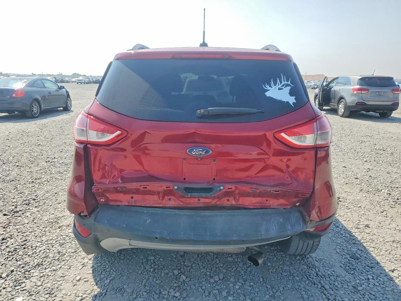 2014 Ford Escape Se Red vin: 1FMCU9G98EUA93257