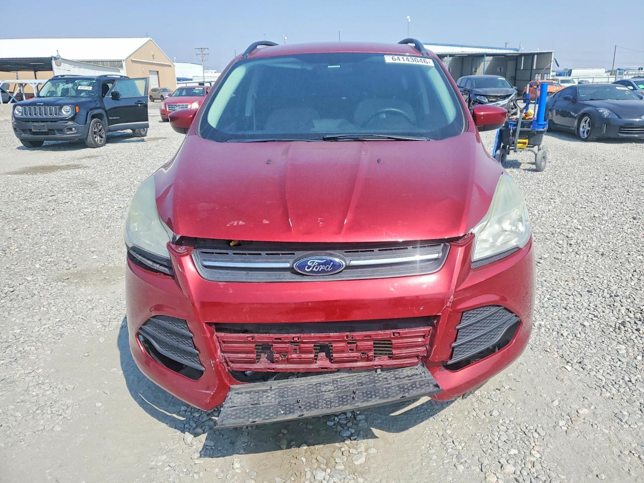 2014 Ford Escape Se Red vin: 1FMCU9G98EUA93257