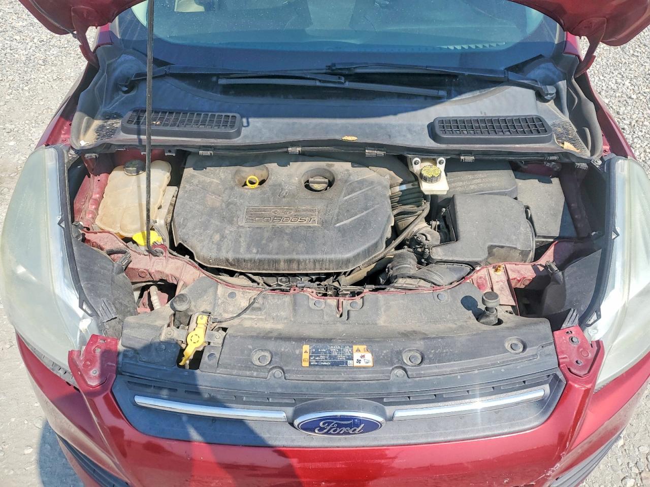 2014 Ford Escape Se Red vin: 1FMCU9G98EUA93257