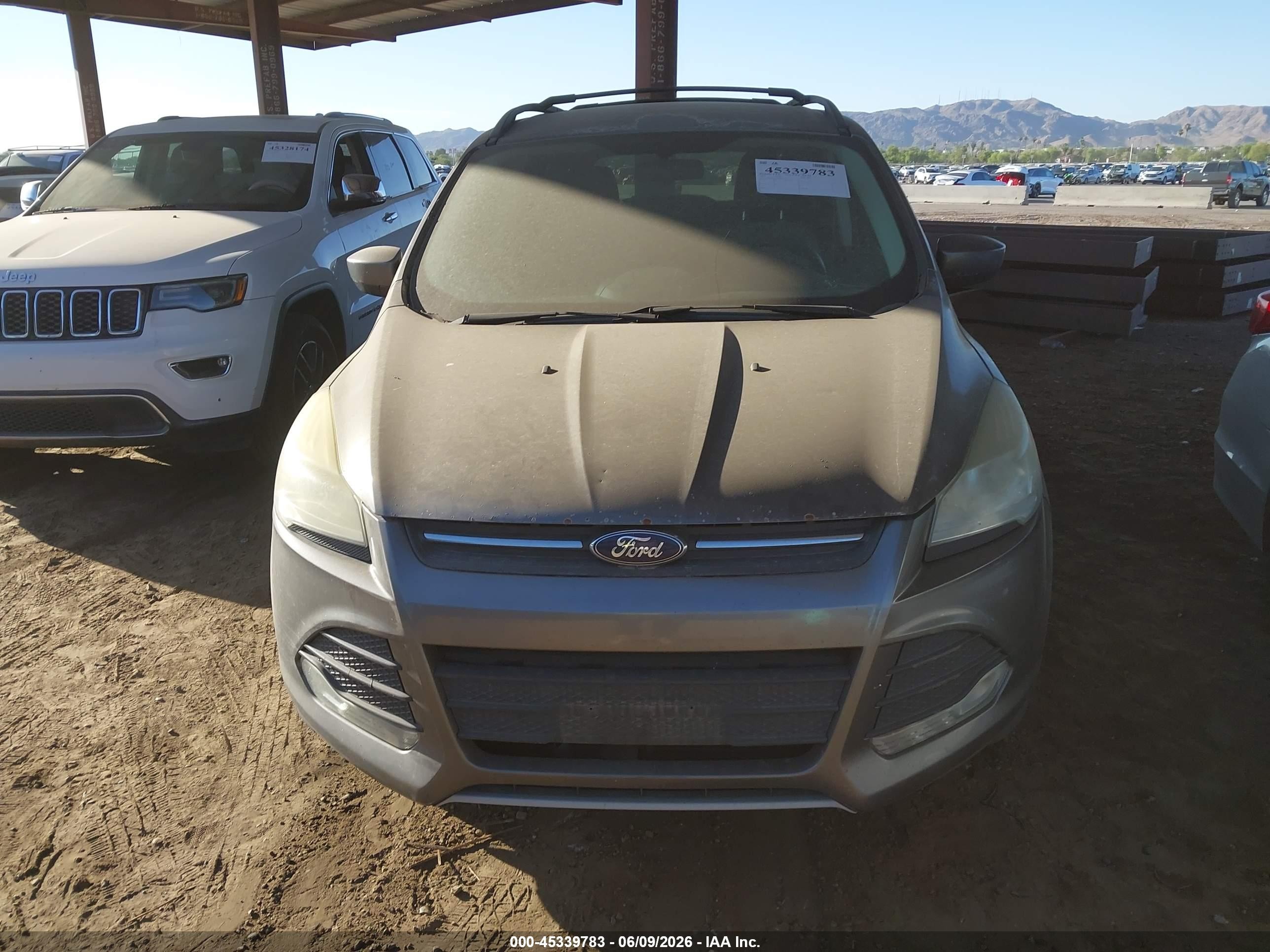 2014 Ford Escape Se Gray vin: 1FMCU9G98EUB86442