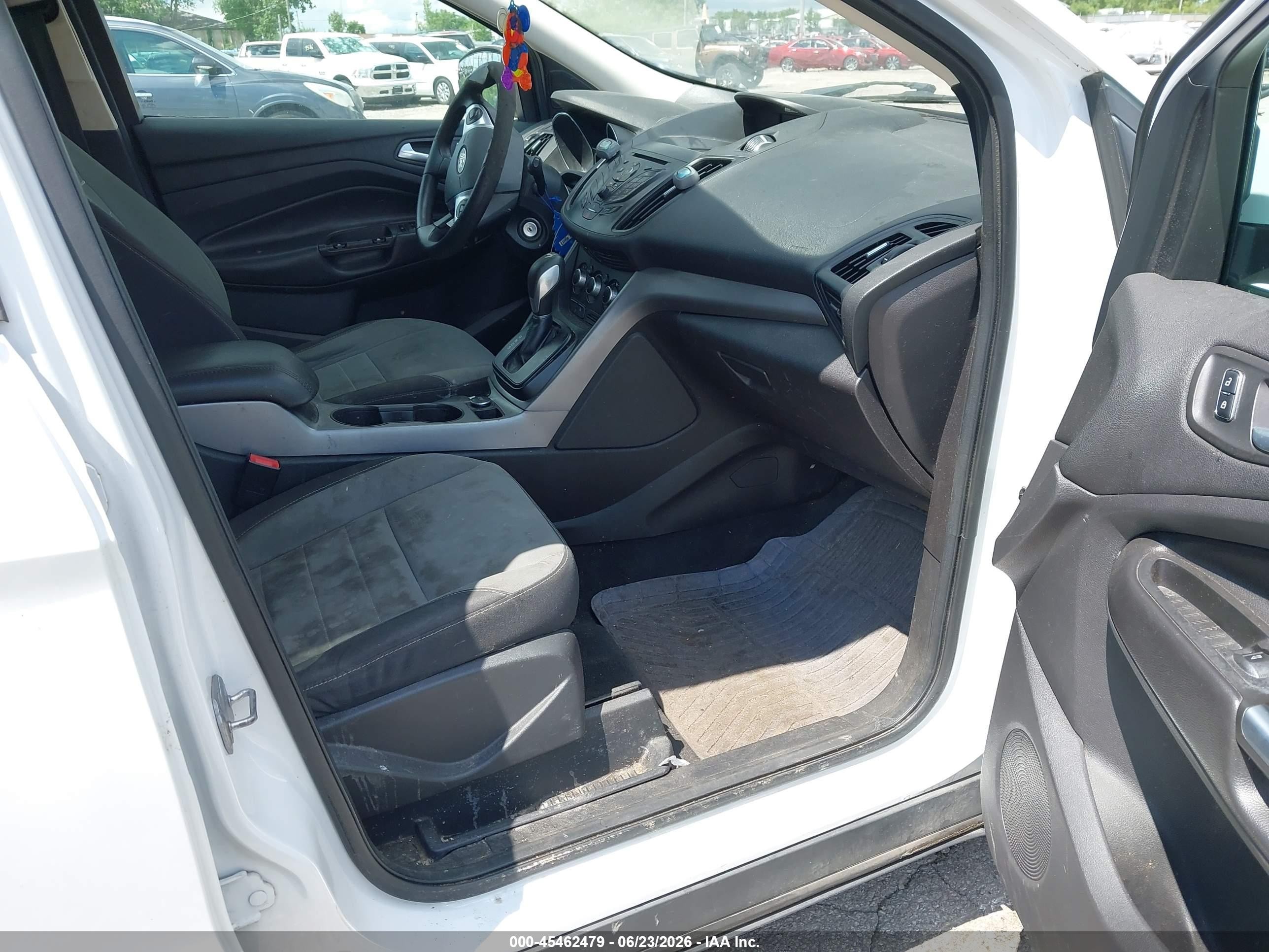 2014 Ford Escape Se White vin: 1FMCU9G98EUC05796