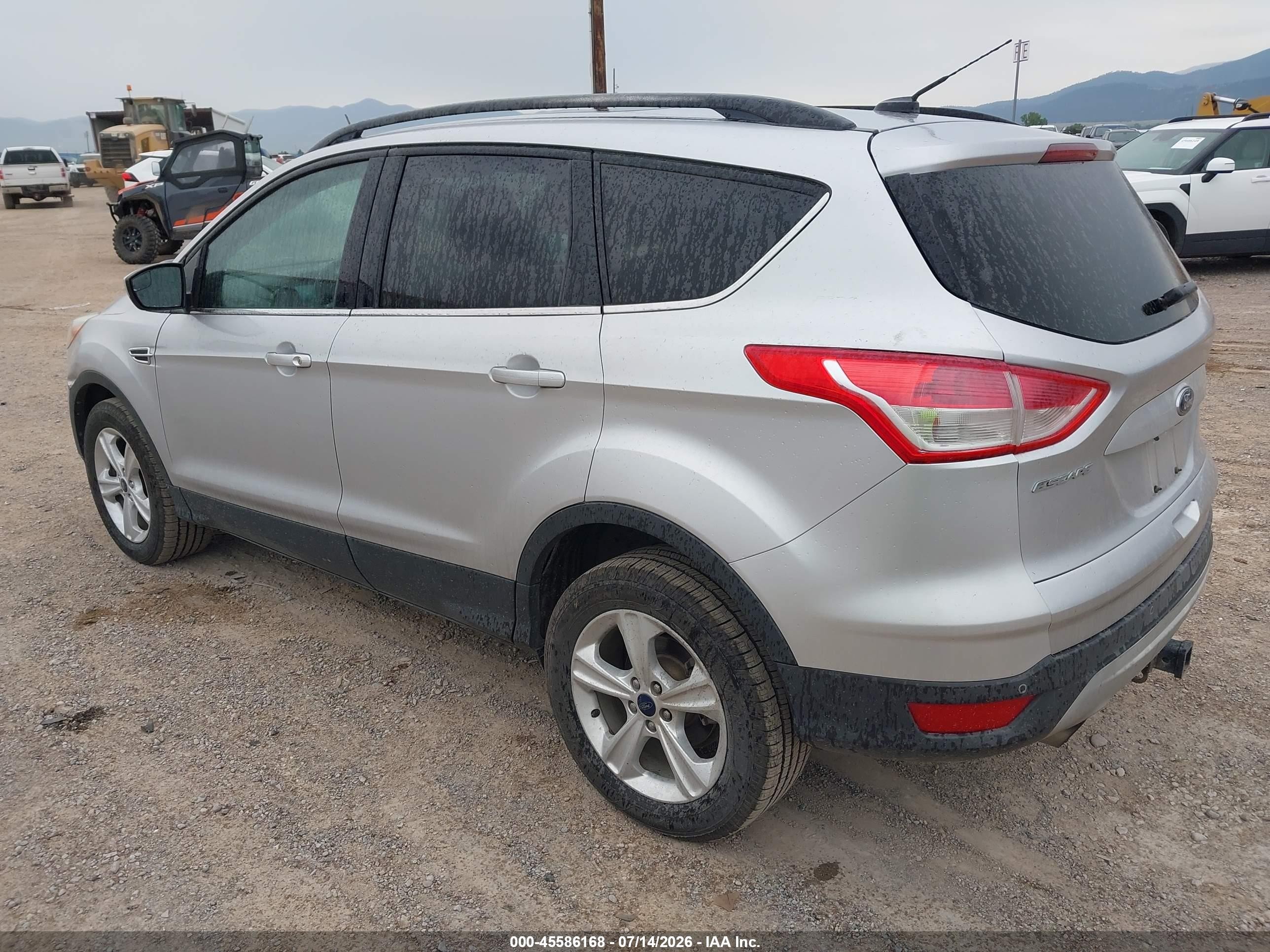 2014 Ford Escape Se Silver vin: 1FMCU9G98EUC25725