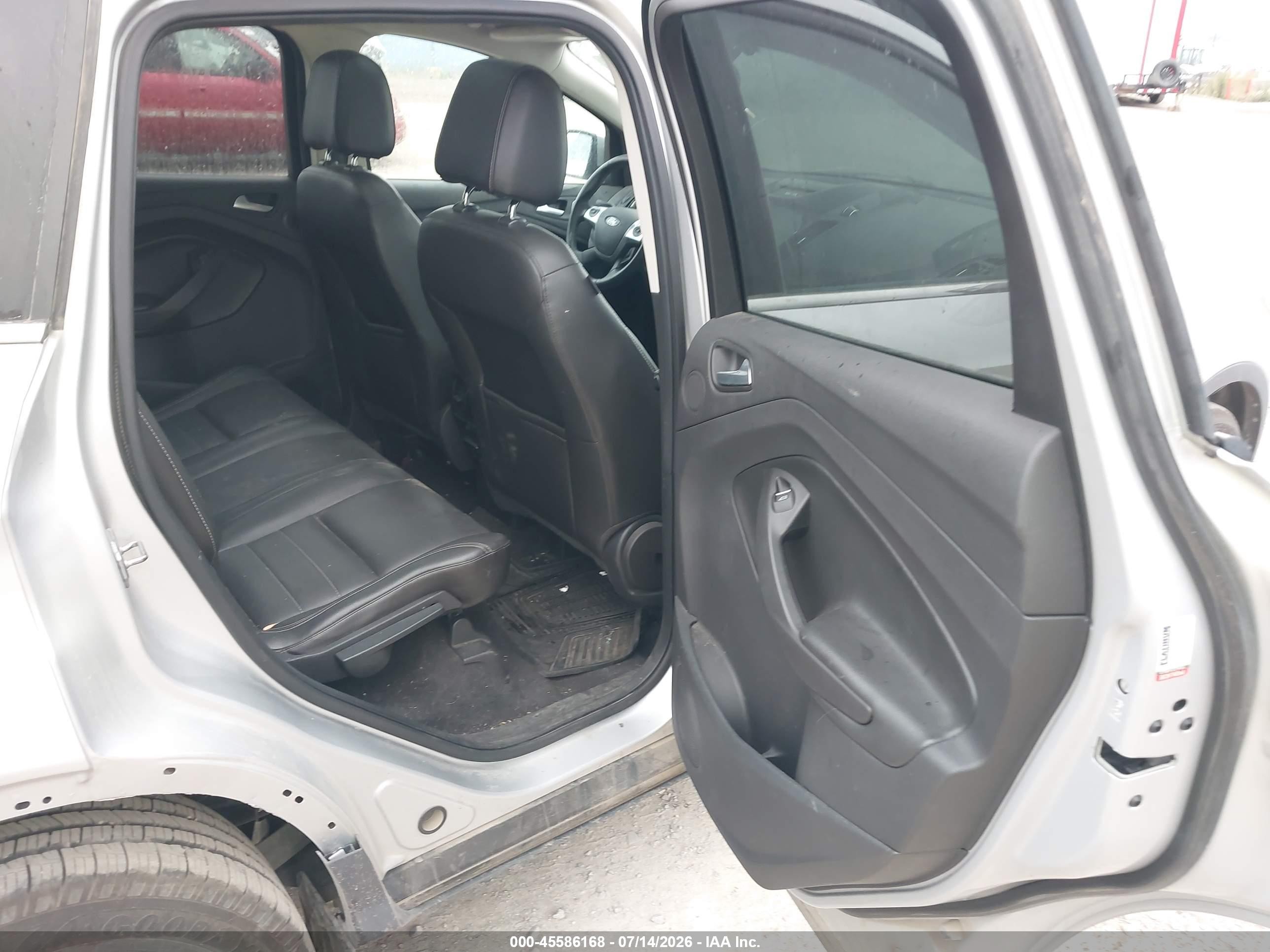 2014 Ford Escape Se Silver vin: 1FMCU9G98EUC25725