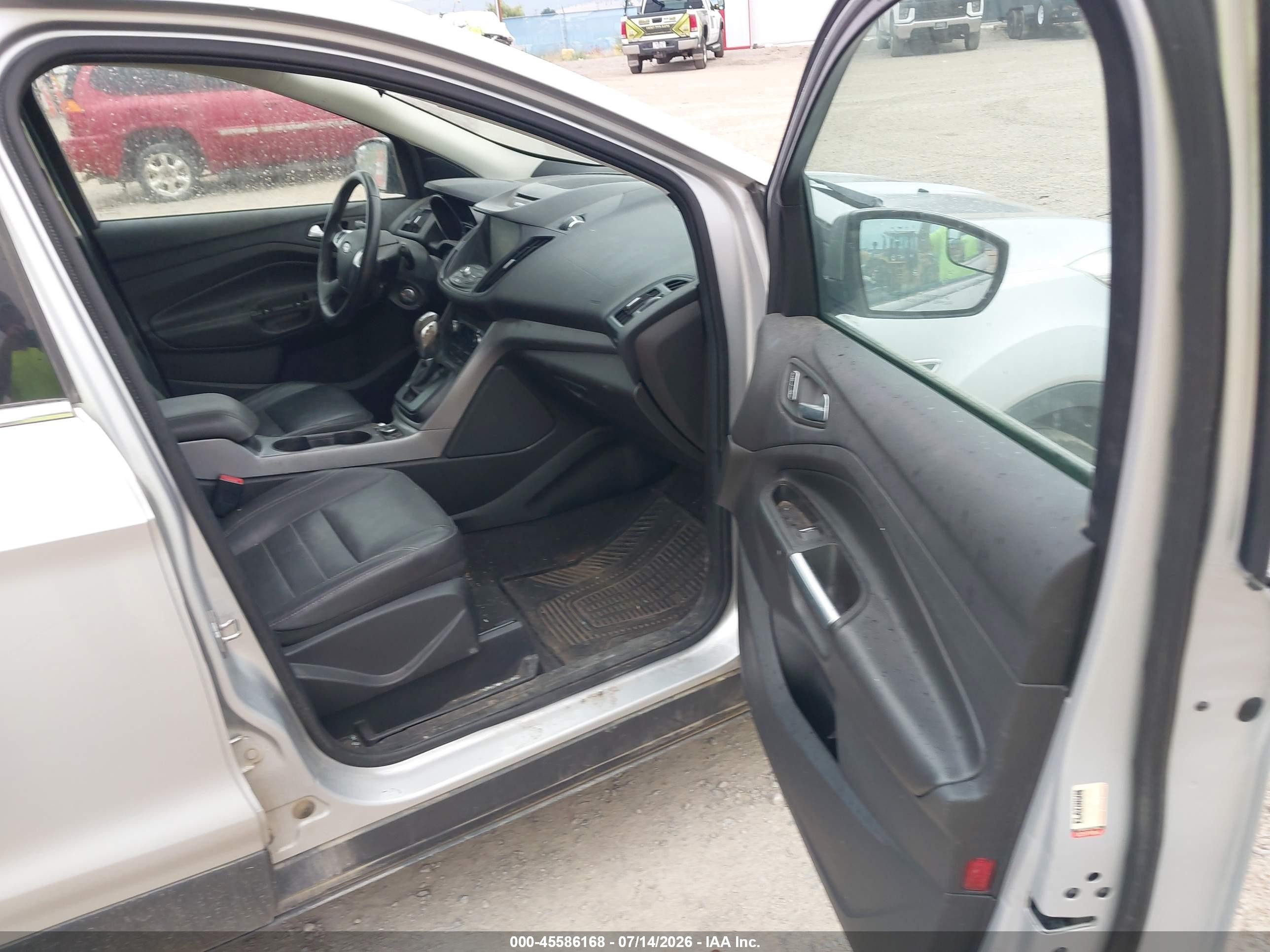 2014 Ford Escape Se Silver vin: 1FMCU9G98EUC25725